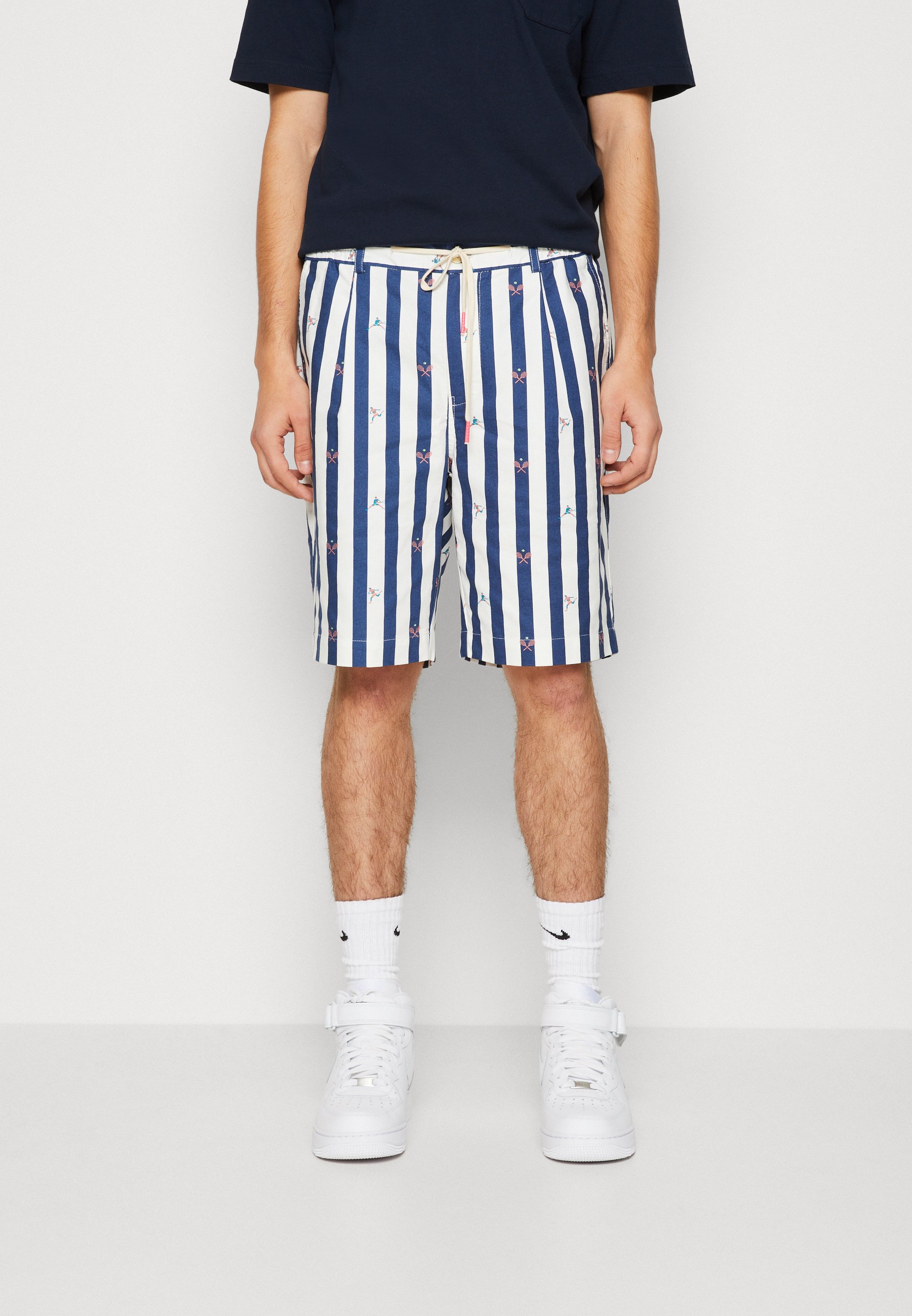 Scotch & Soda BLAKE BERMUDA - Shorts - tennis mini/dark blue