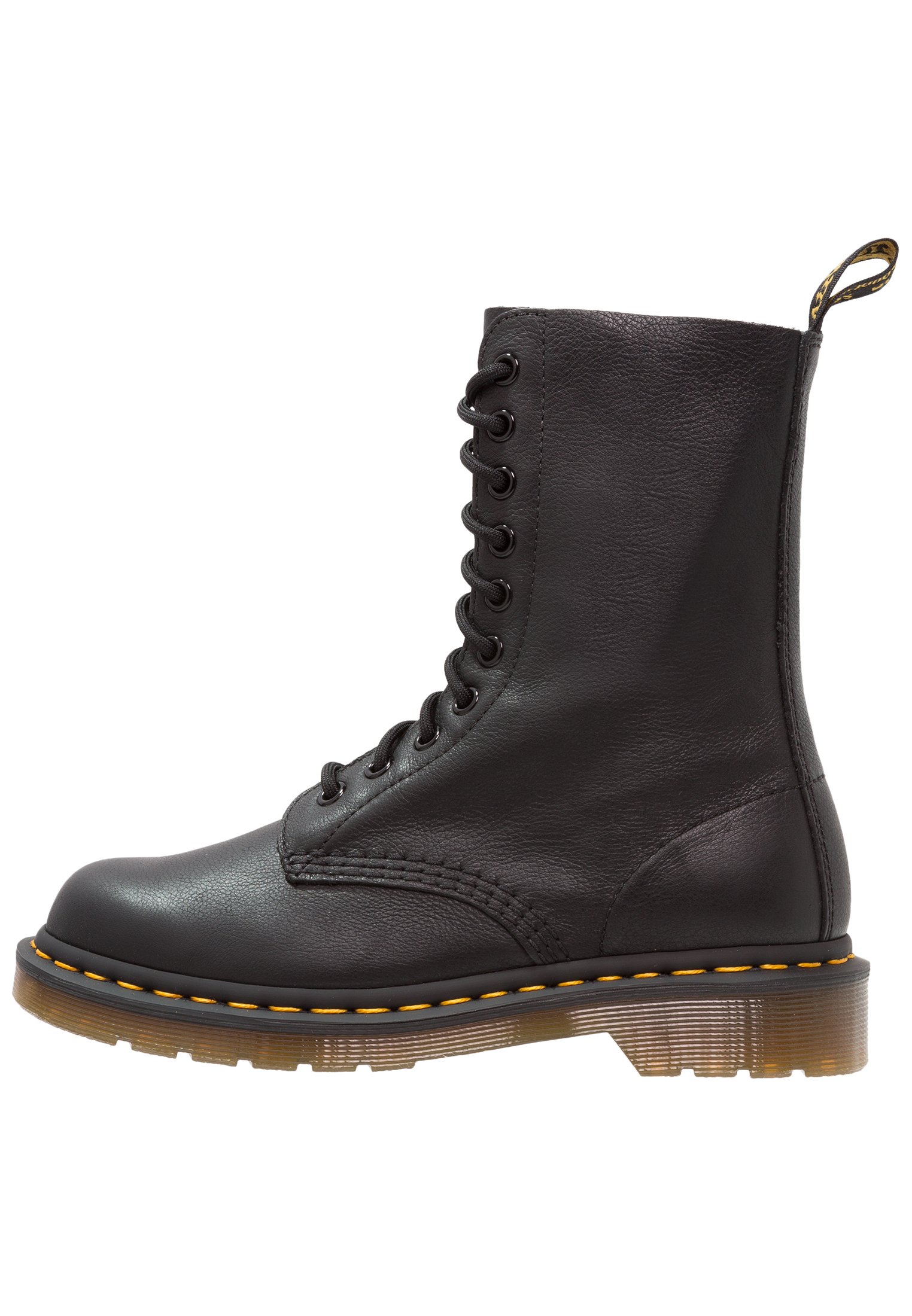 Dr. Martens 1490 10 EYE VIRGINIA - Lace-up ankle boots - black