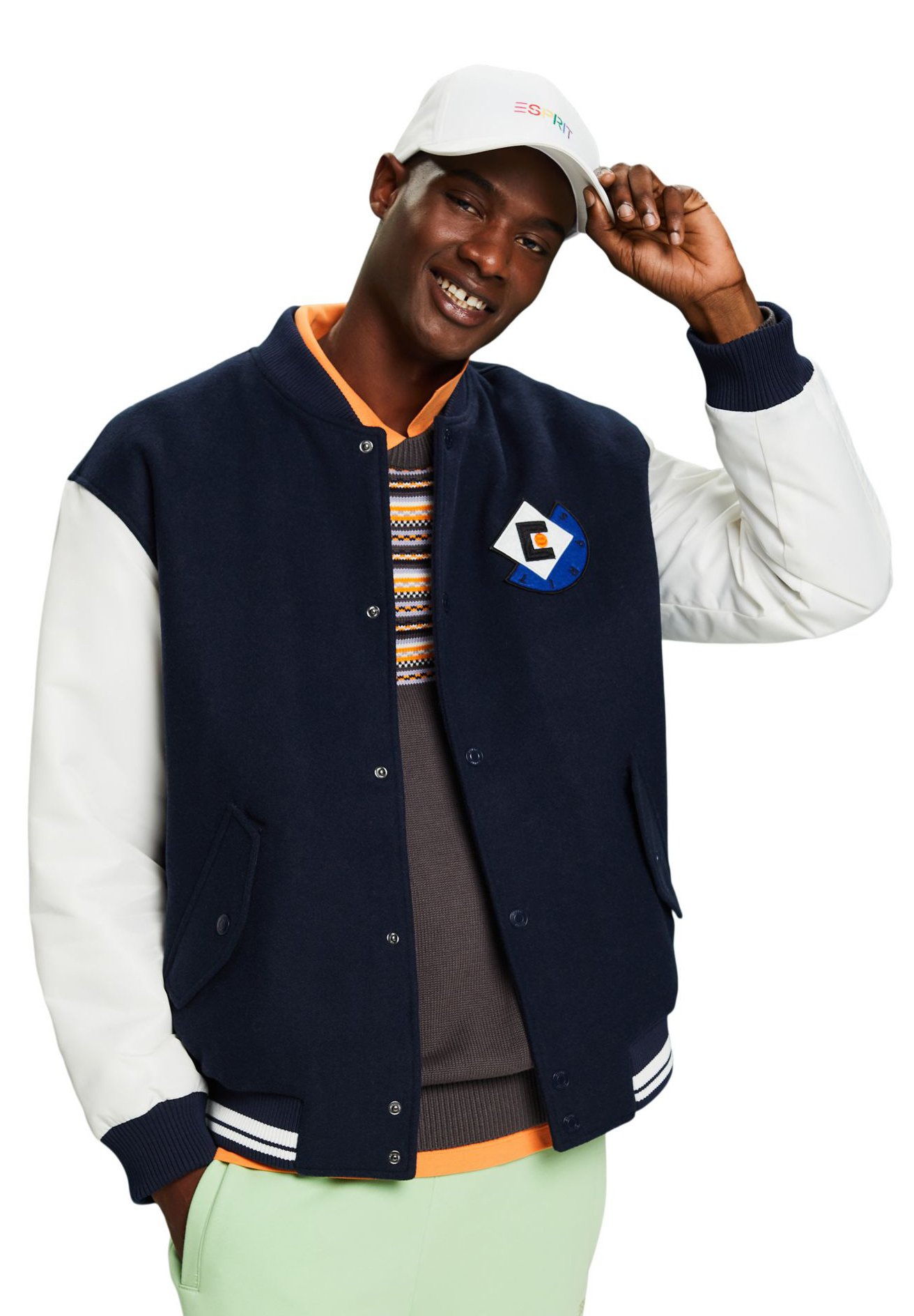 Esprit VARSITYJKT - Bomber Jacket - navy/dark blue