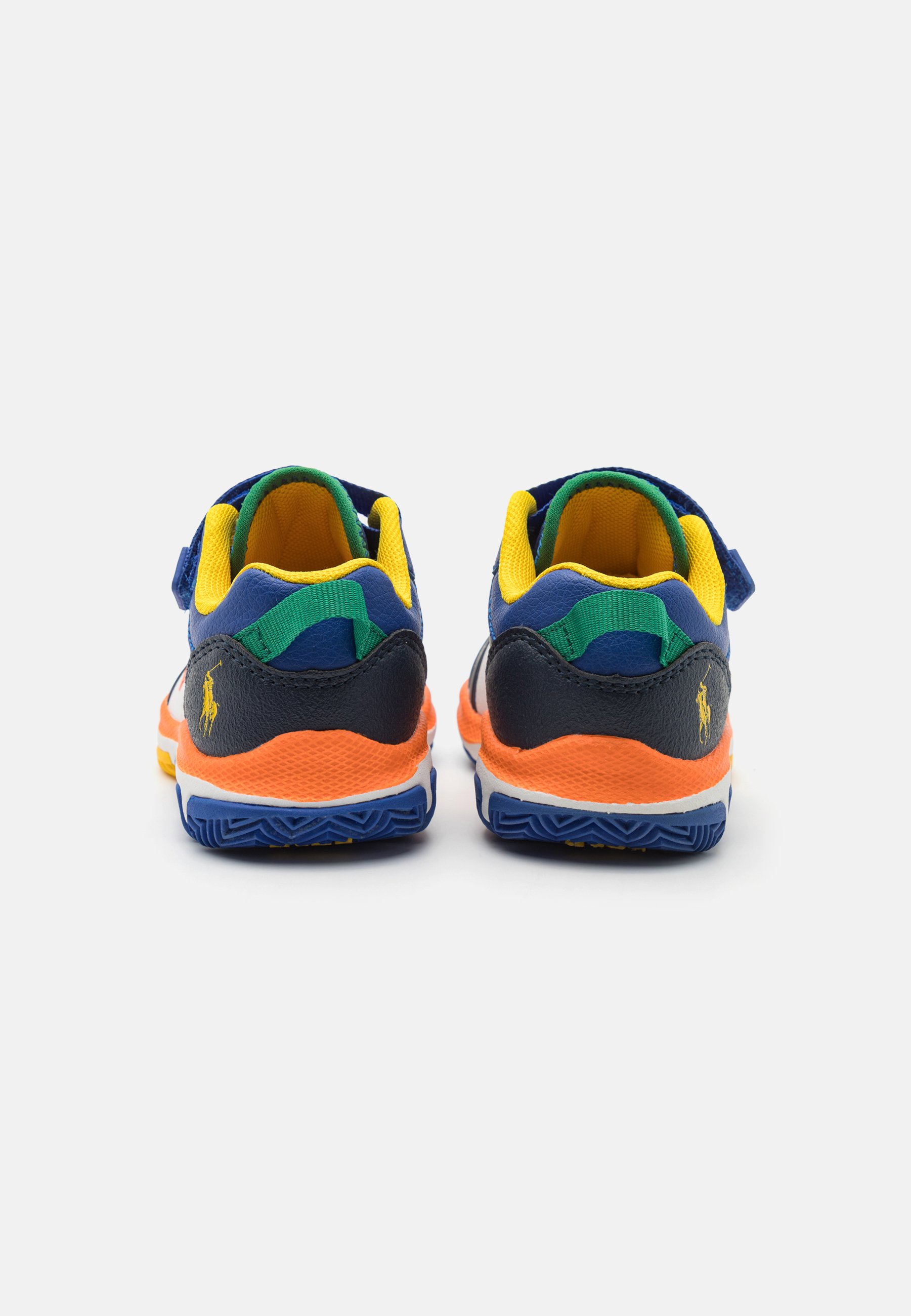 Polo Ralph Lauren SPORT TECH RACER UNISEX - Trainers - white/navy/yellow/multi-coloured