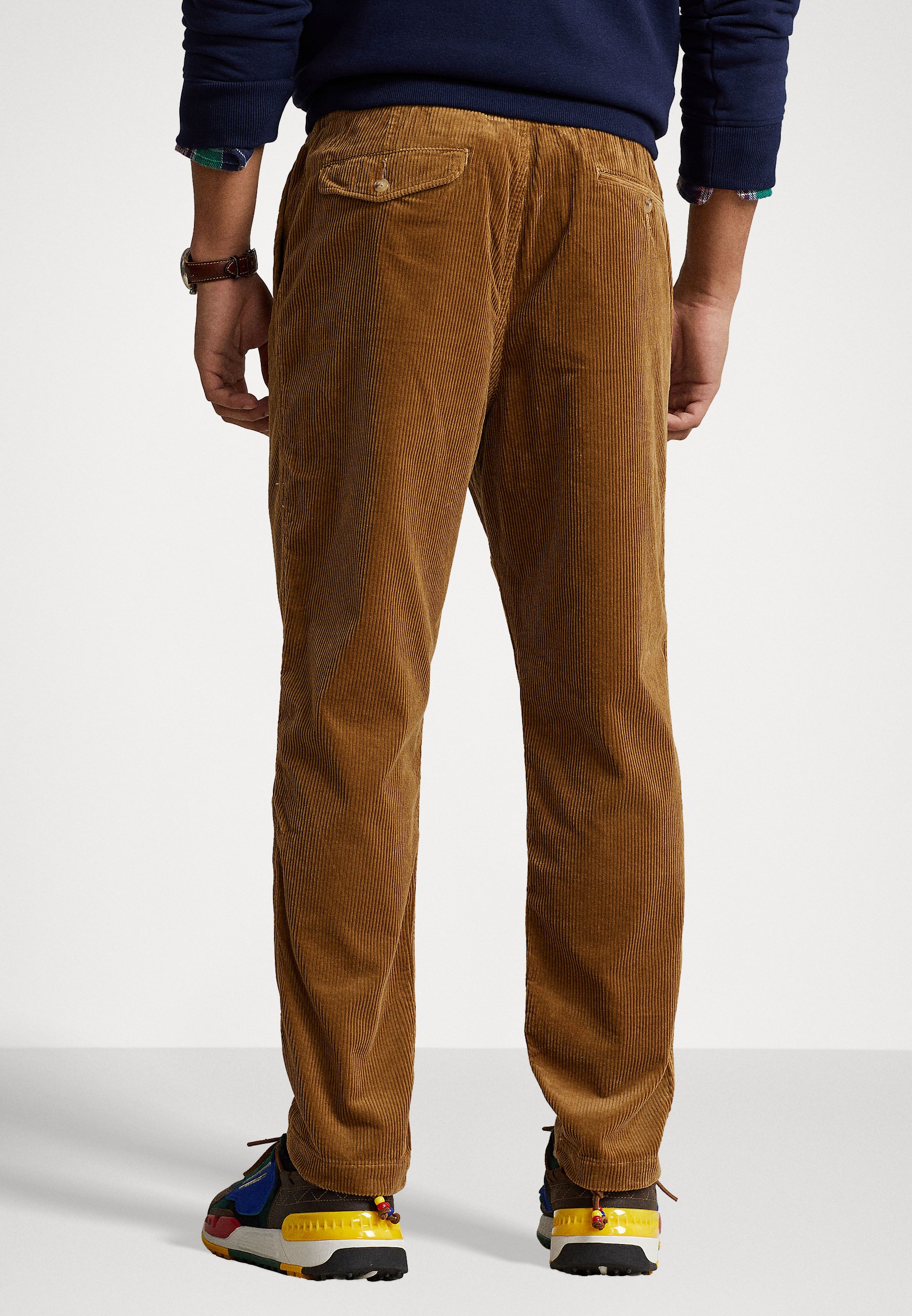 Polo Ralph Lauren PREPSTER FLAT PANT - Trousers - dispatch tan/light brown
