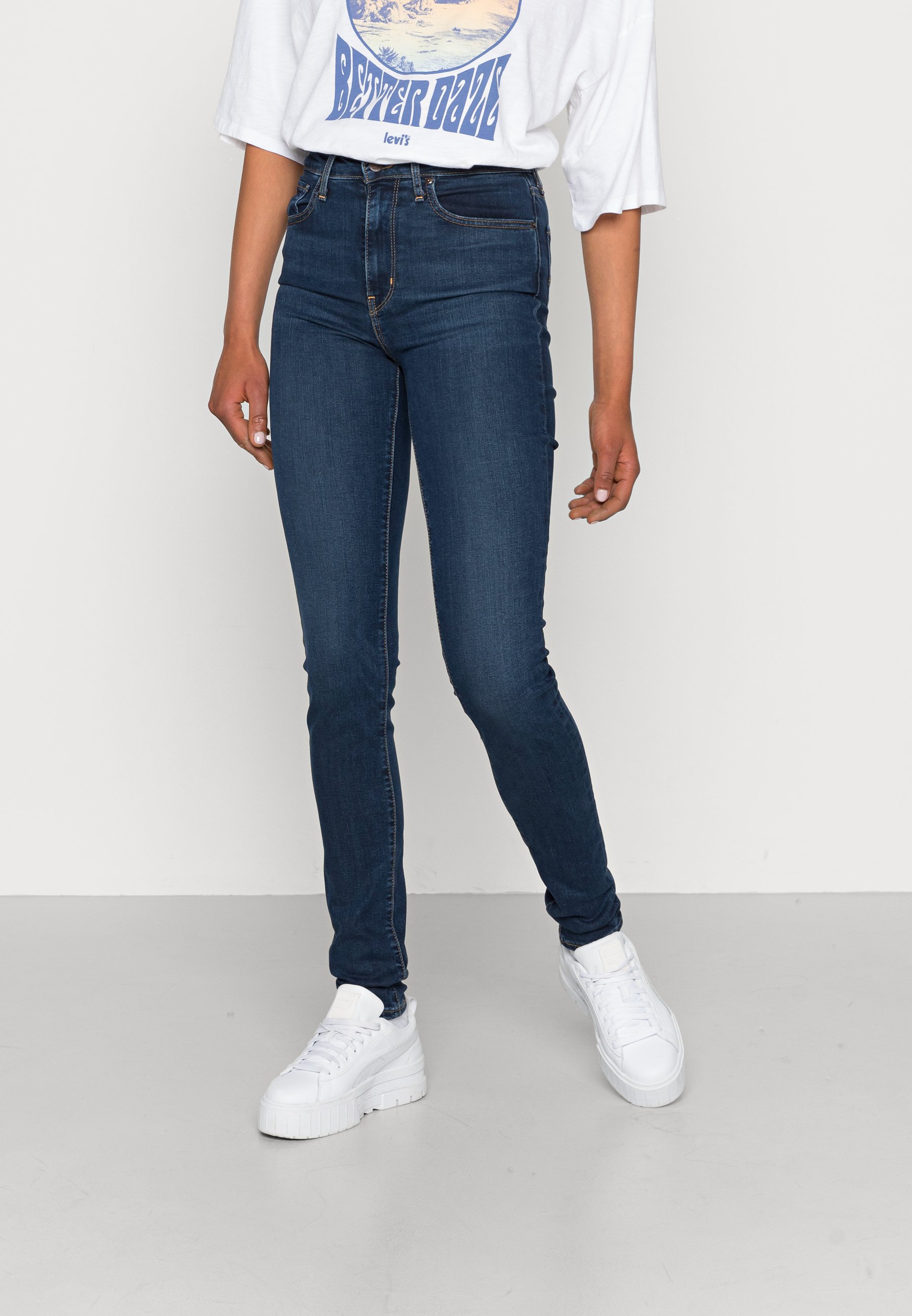 Levi's® 721™ HIGH RISE SKINNY - Jeans Skinny Fit - z0741 dark indigo/dark-blue denim