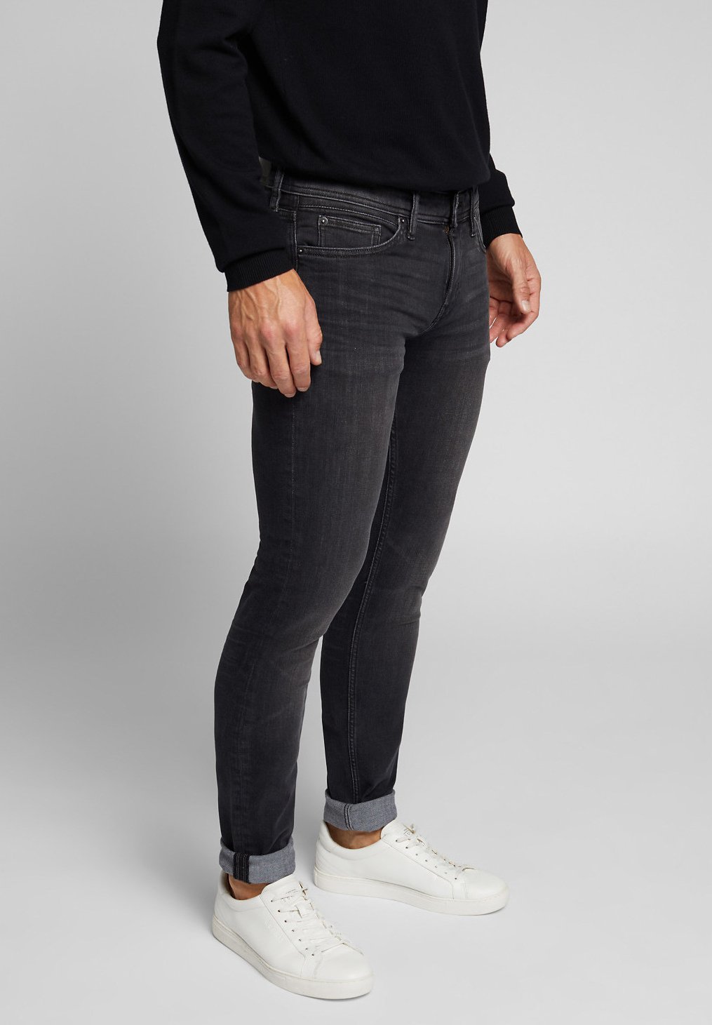 Esprit Slim fit jeans - grey medium washed/grey denim