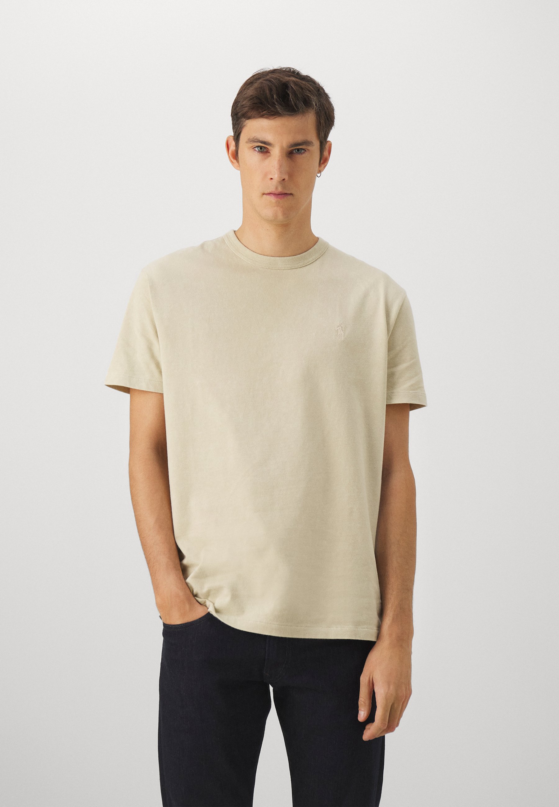 Polo Ralph Lauren SHORT SLEEVE - Basic T-shirt - spring beige/beige