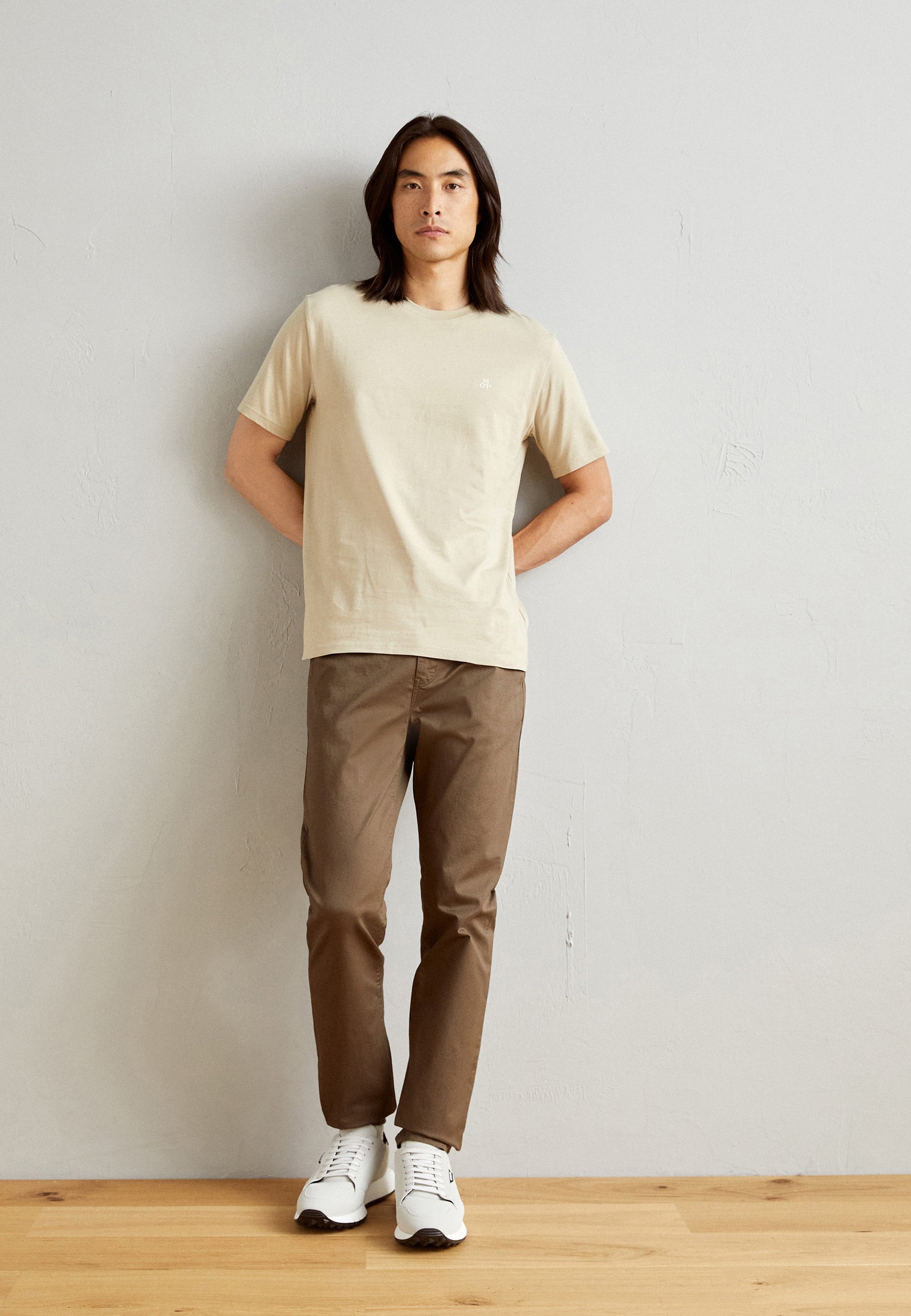 Scotch & Soda ESSENTIALS STUART  - Chinos - dark taupe/taupe