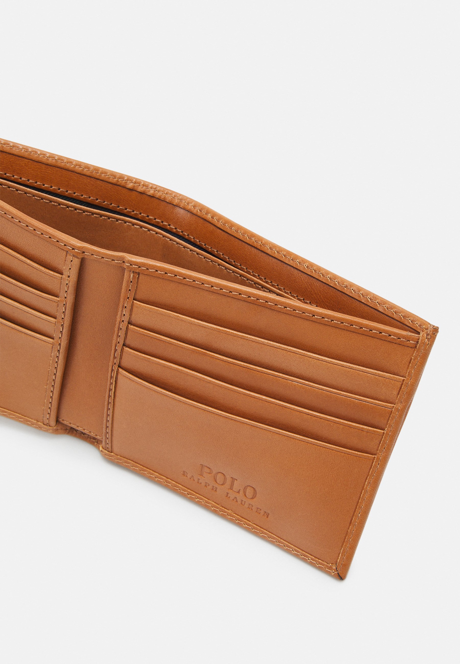 Polo Ralph Lauren BILLFOLD WALLET SMOOTH UNISEX - Wallet - tan