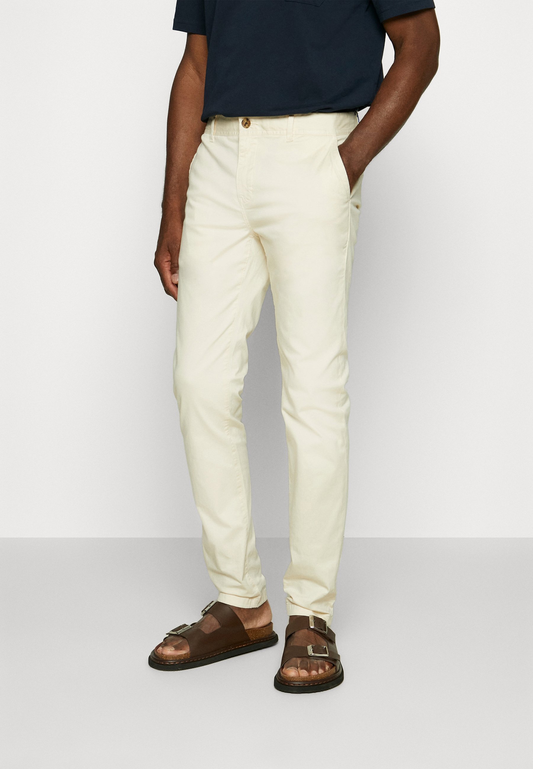 Scotch & Soda ESSENTIALS STRETCH - Trousers - sand
