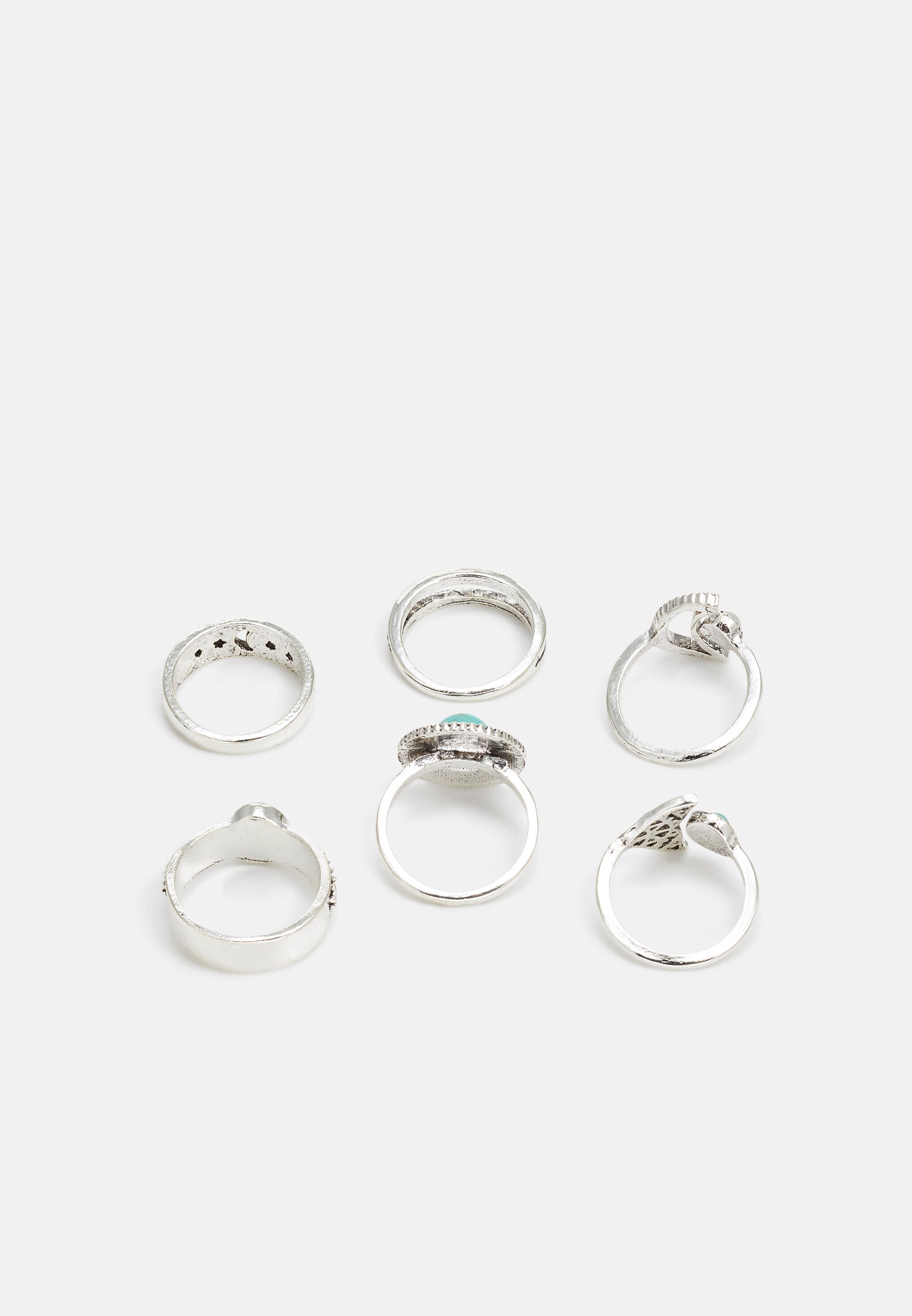 ONLY ONLNALA FINGERRINGS 6 PACK - Bracelet - silver-coloured