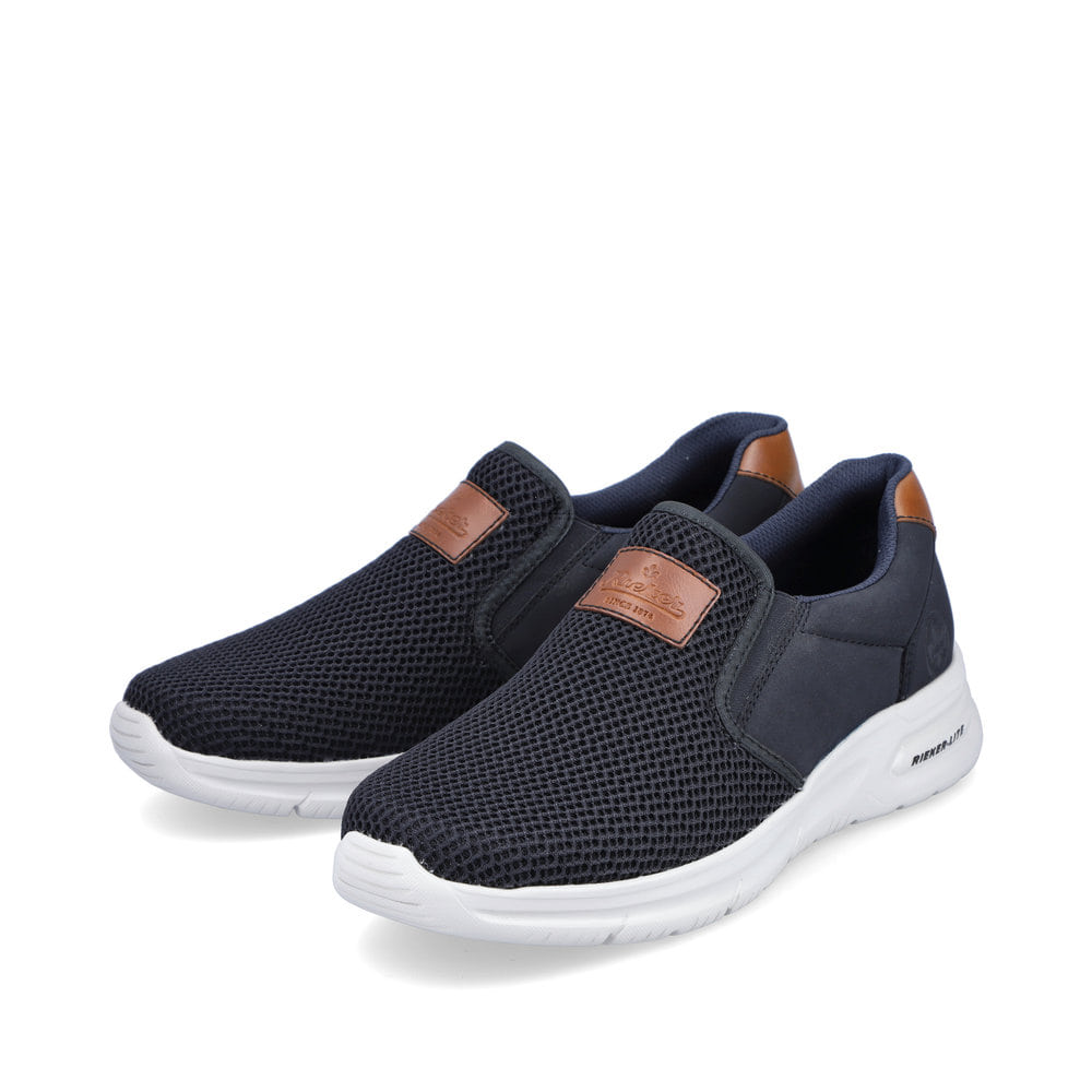 Rieker Herren Slipper marineblau
