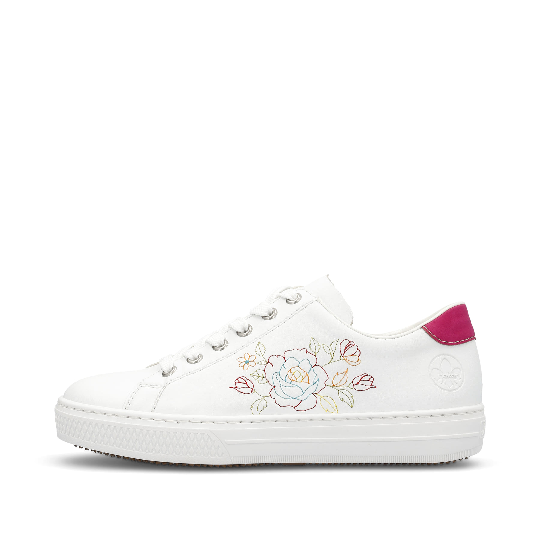 Rieker Damen Sneaker kristallweiss