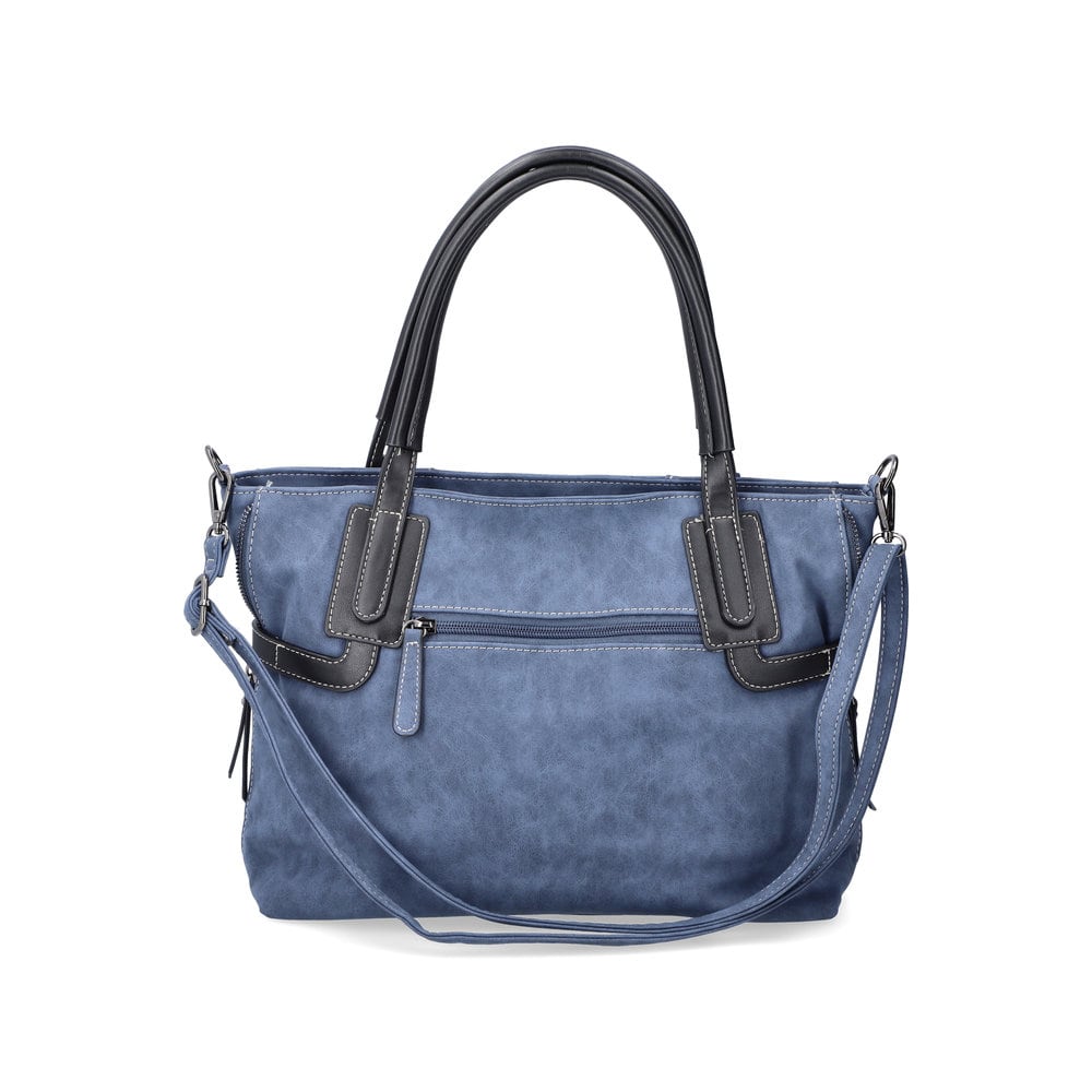 Rieker Damen Shopper meeresblau-schwarz