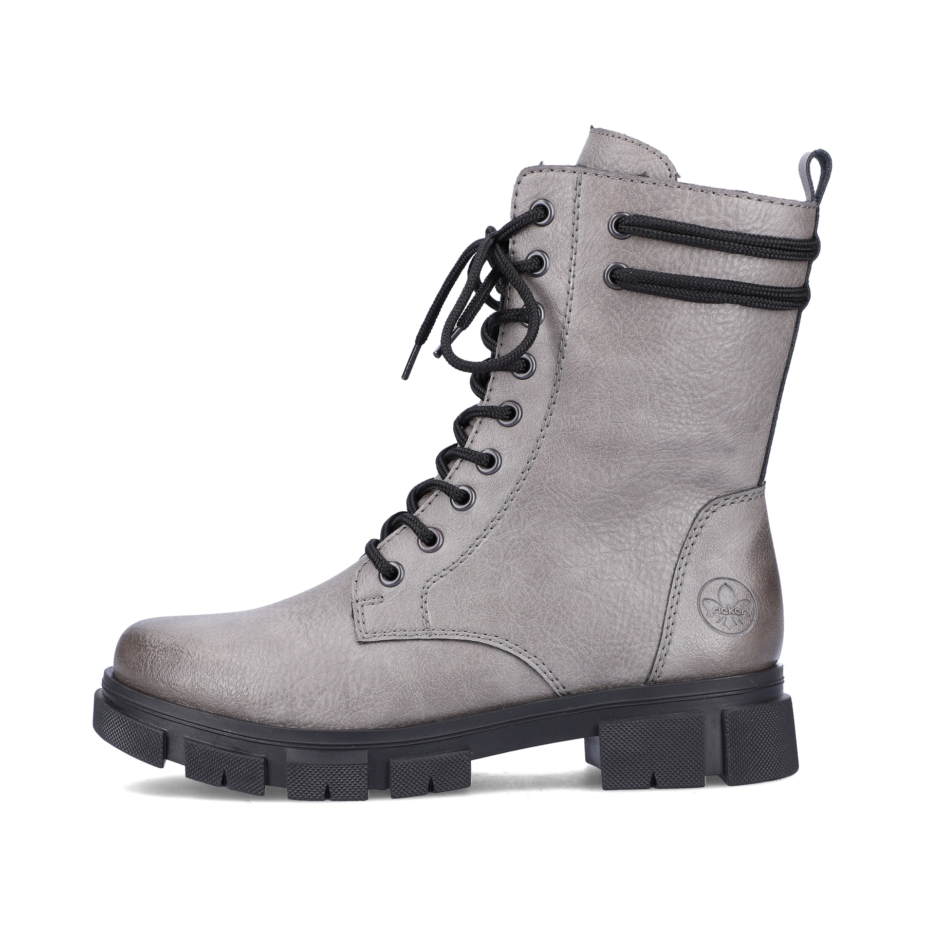 Rieker Damen Biker Boots granitgrau