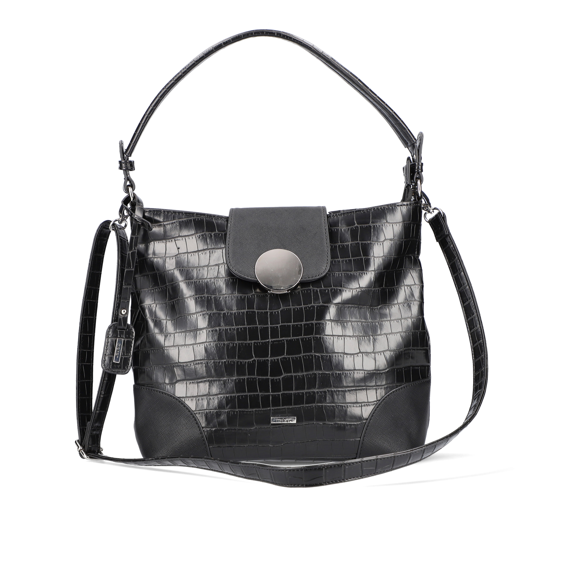 Rieker Damen Handtasche tiefschwarz
