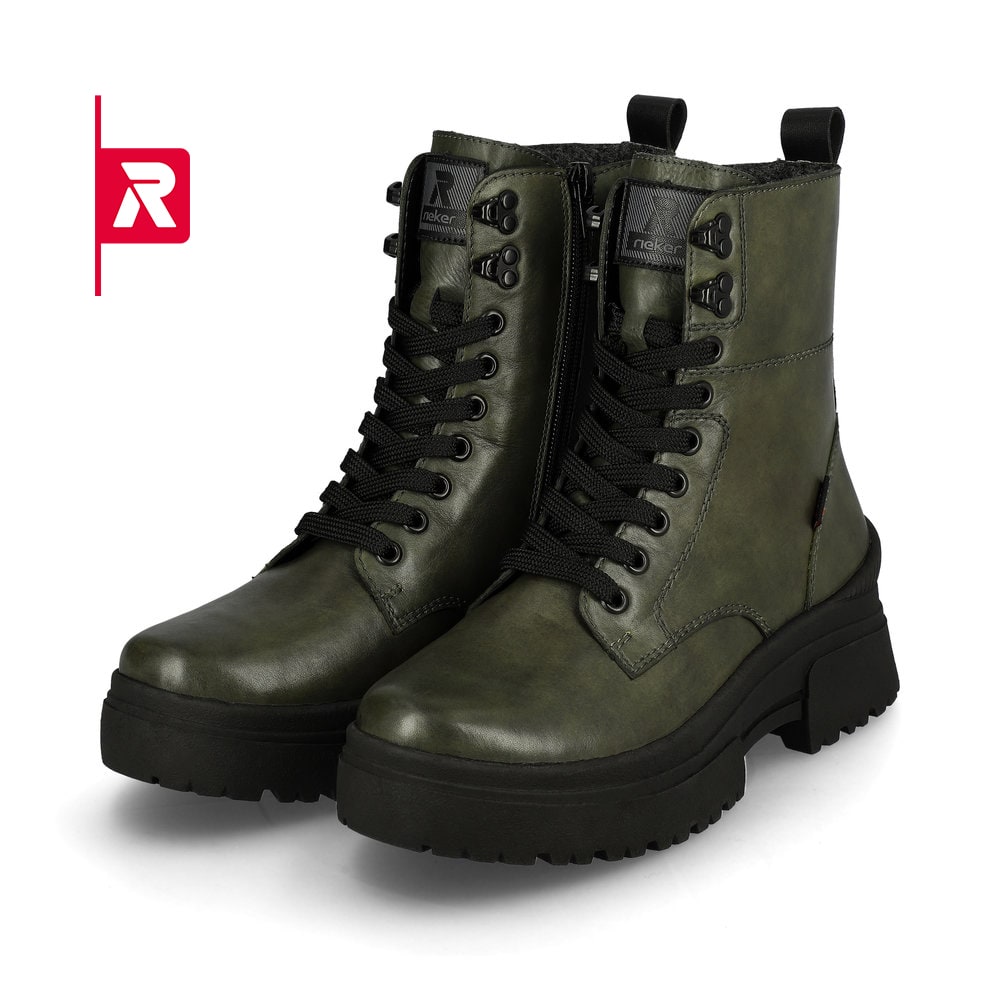 Rieker EVOLUTION Damen Stiefel army-green black