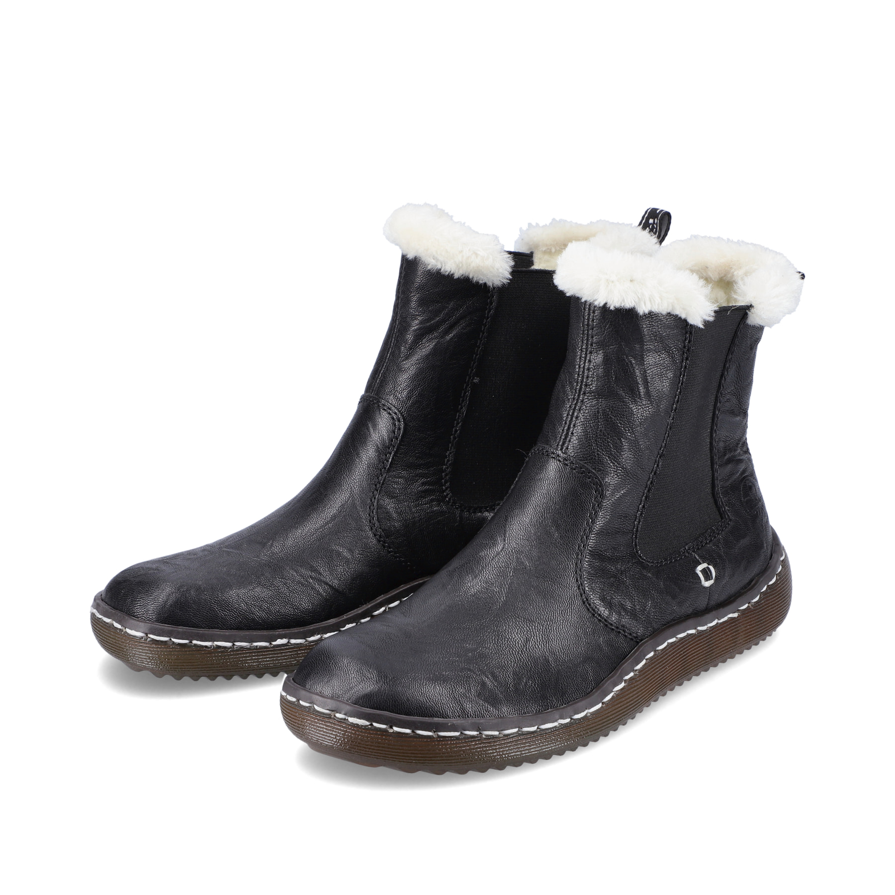 Rieker Damen Chelsea Boots tiefschwarz