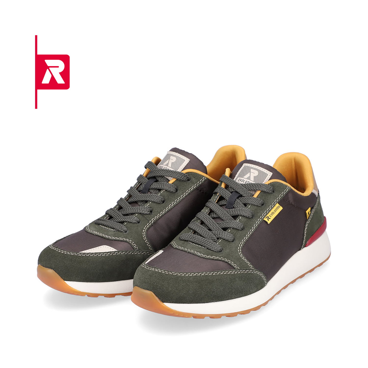 Rieker EVOLUTION Herren Sneaker khaki-green honey