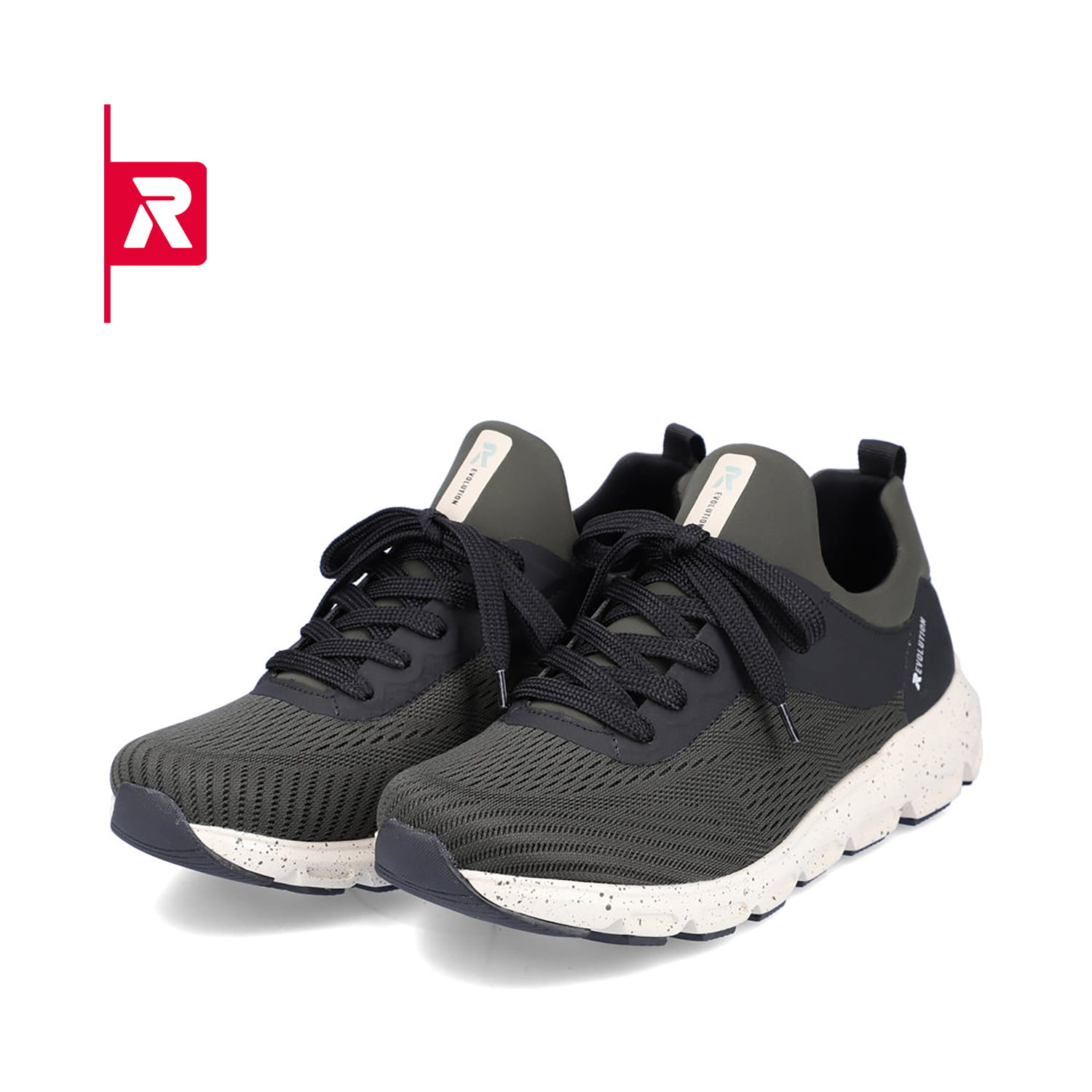Rieker EVOLUTION Damen Slipper army green