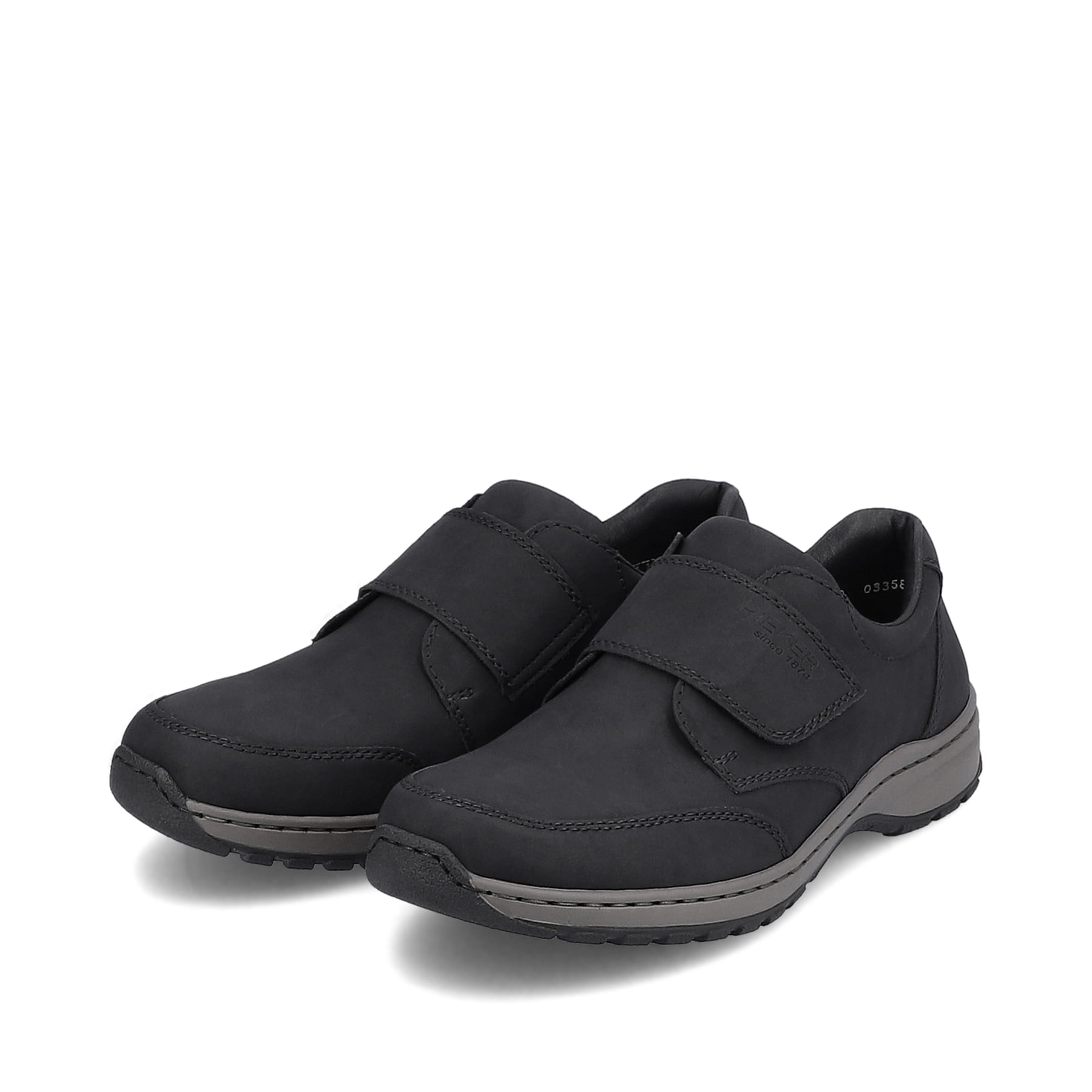 Rieker Herren Slipper graphitschwarz