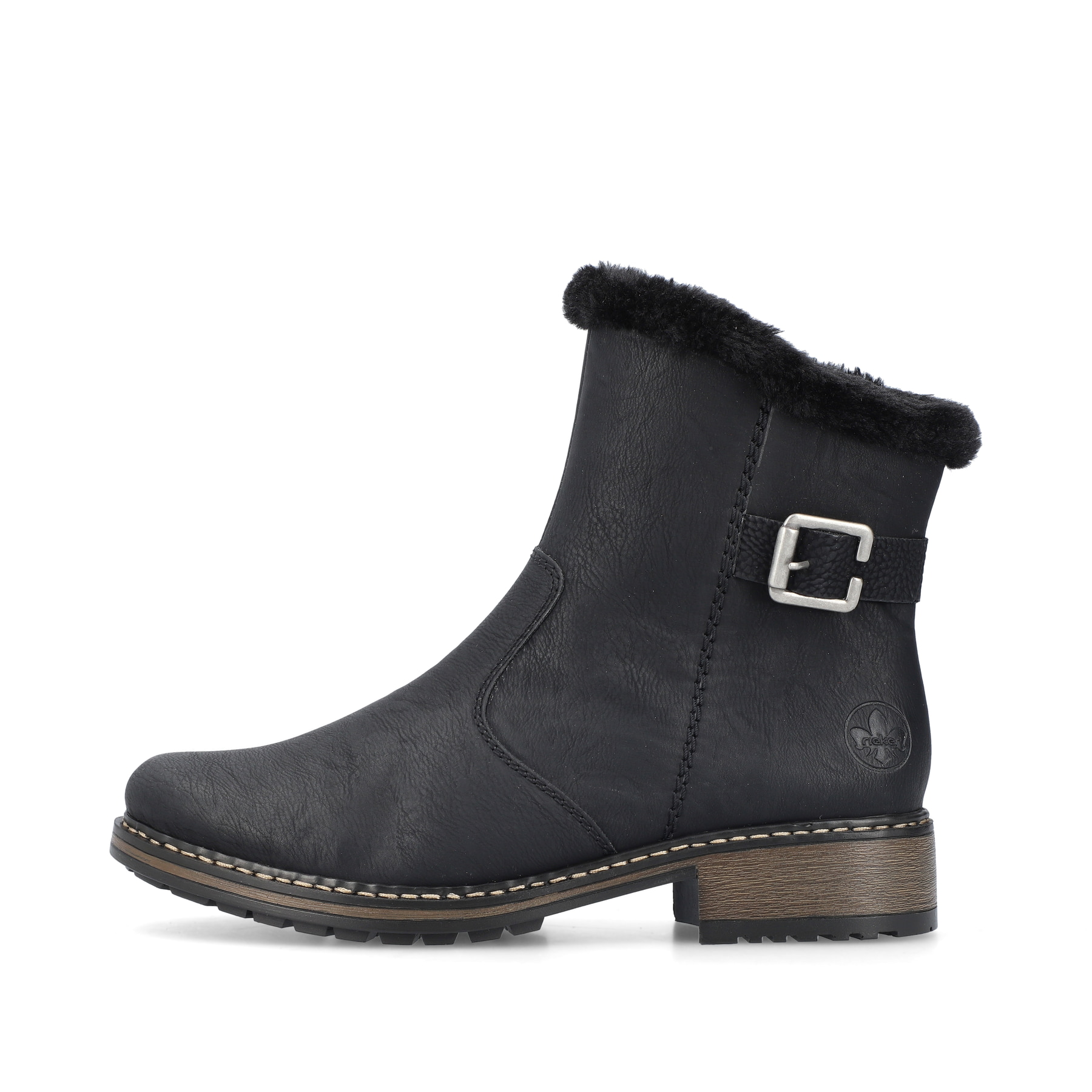 Rieker Damen Kurzstiefel tiefschwarz