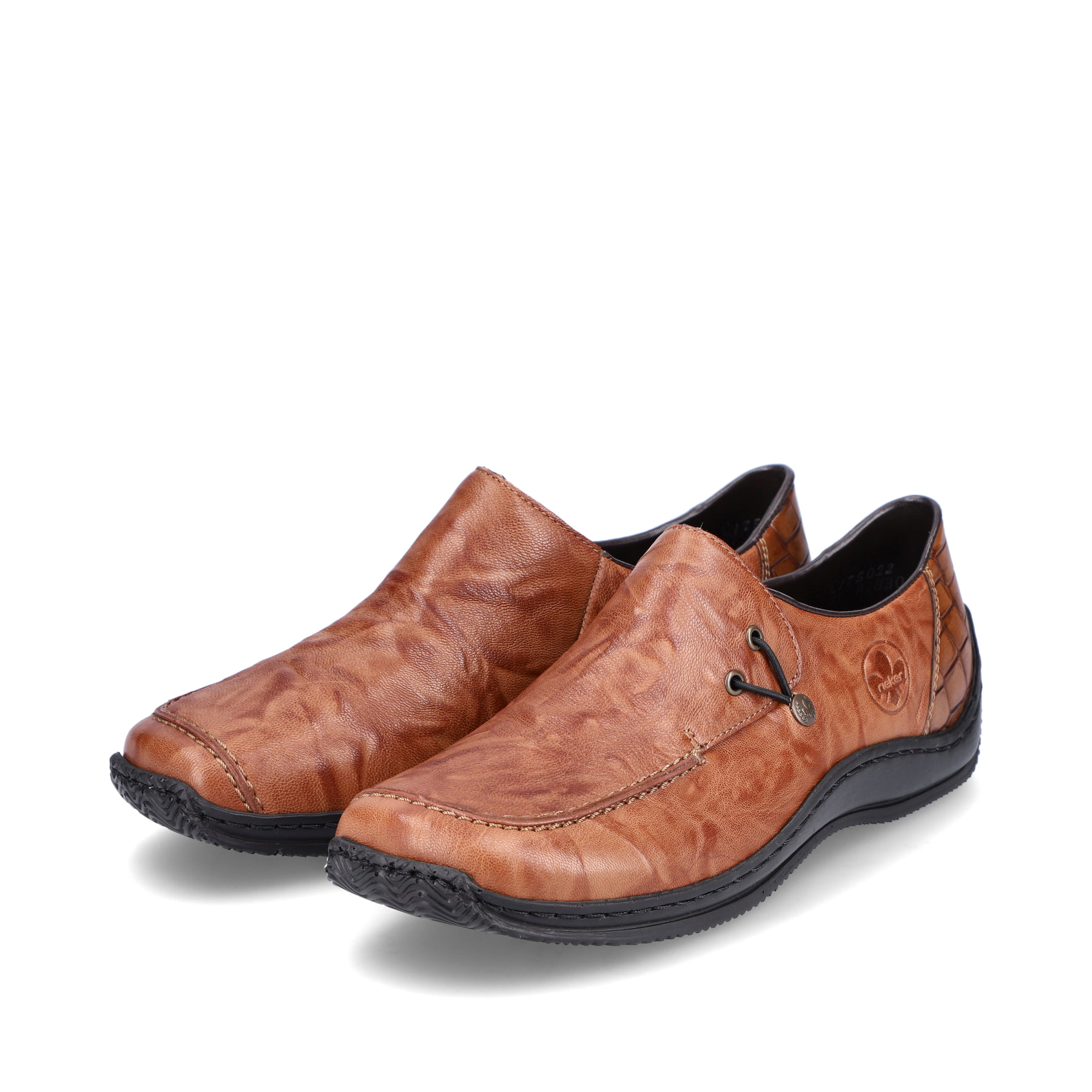 Rieker Damen Slipper karamellbraun