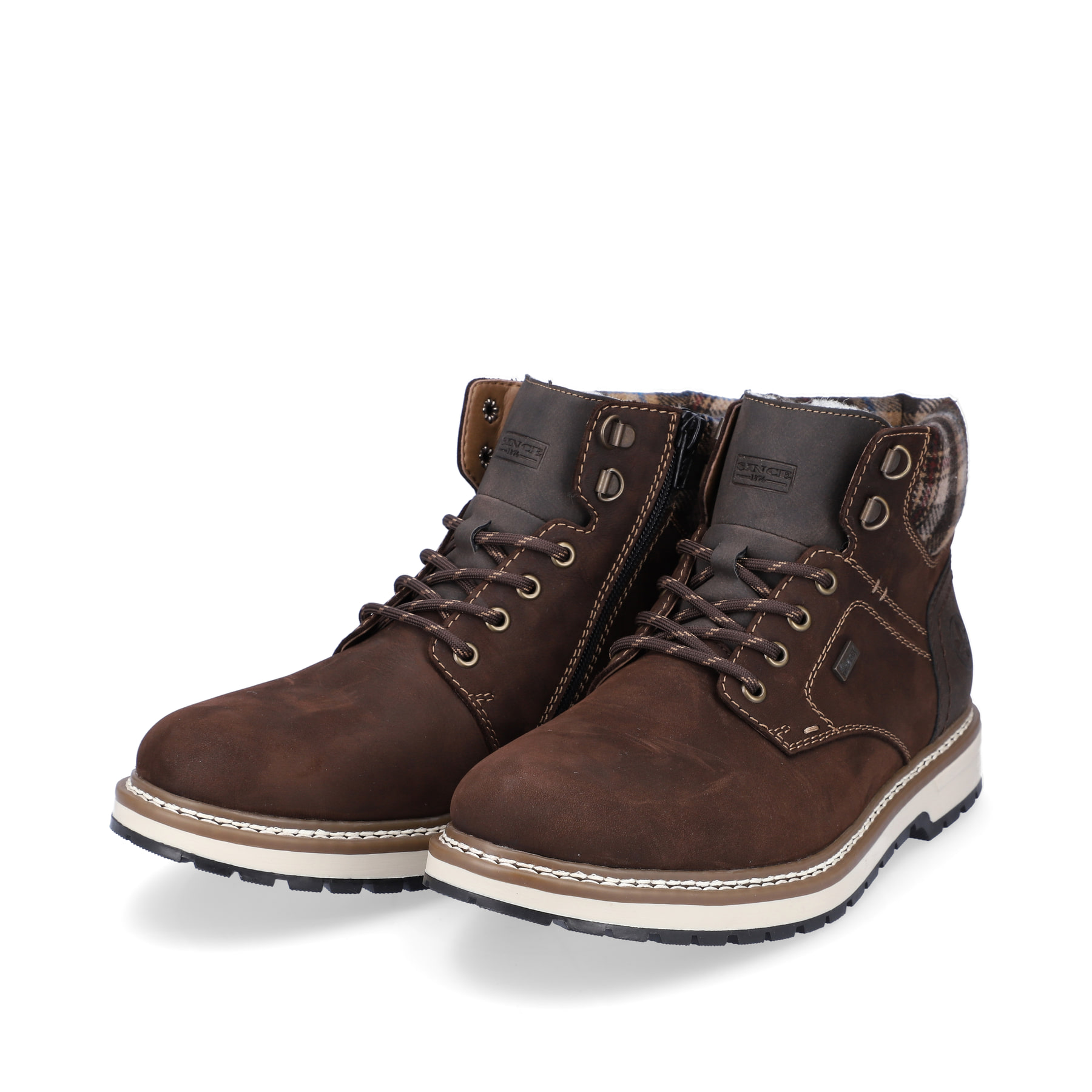 Rieker Herren Schnürstiefel nussbraun