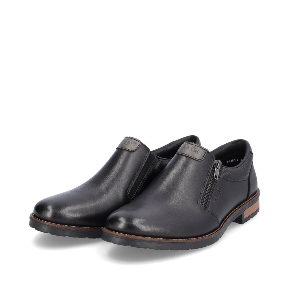 Rieker Herren Slipper nachtschwarz