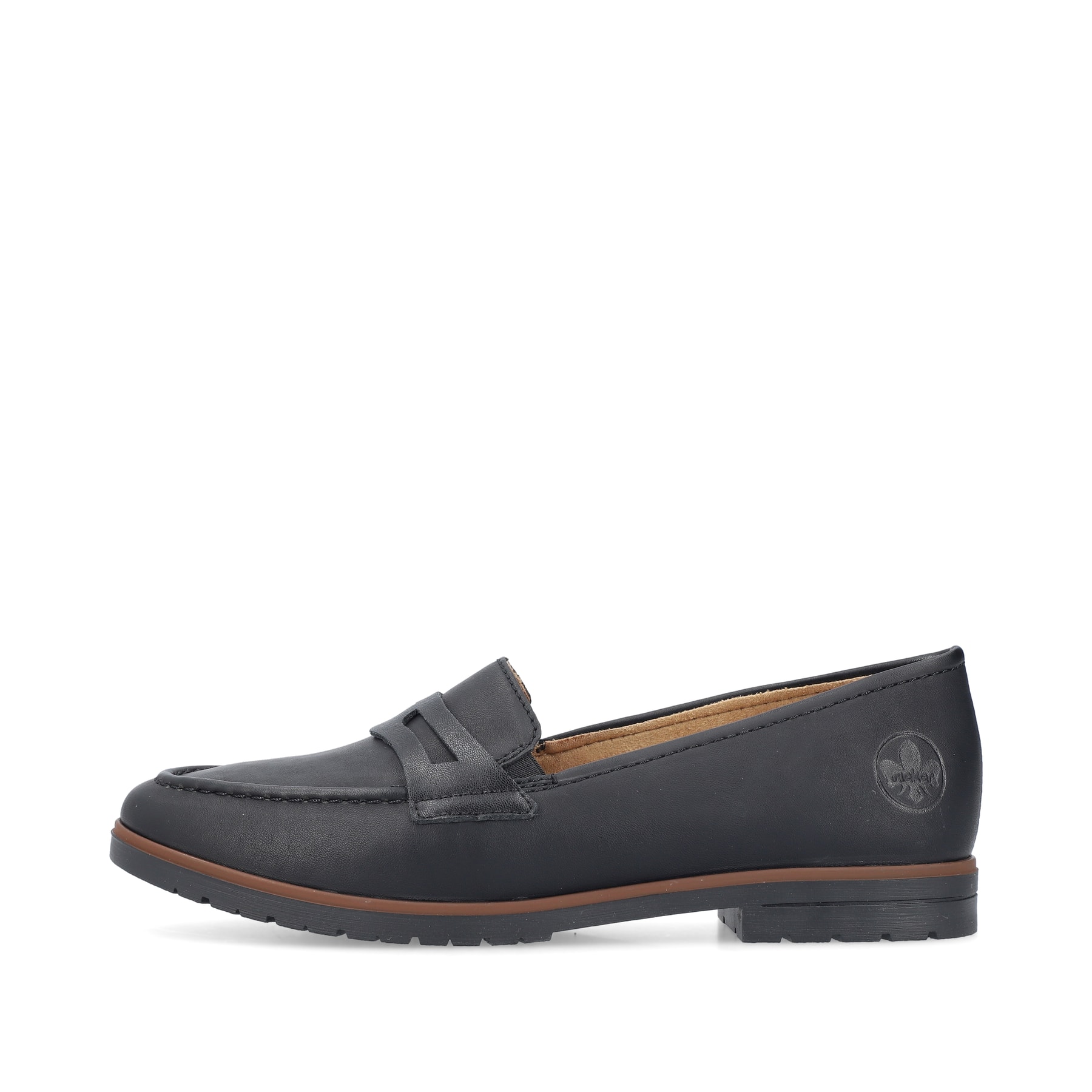 Rieker Damen Loafers tiefschwarz