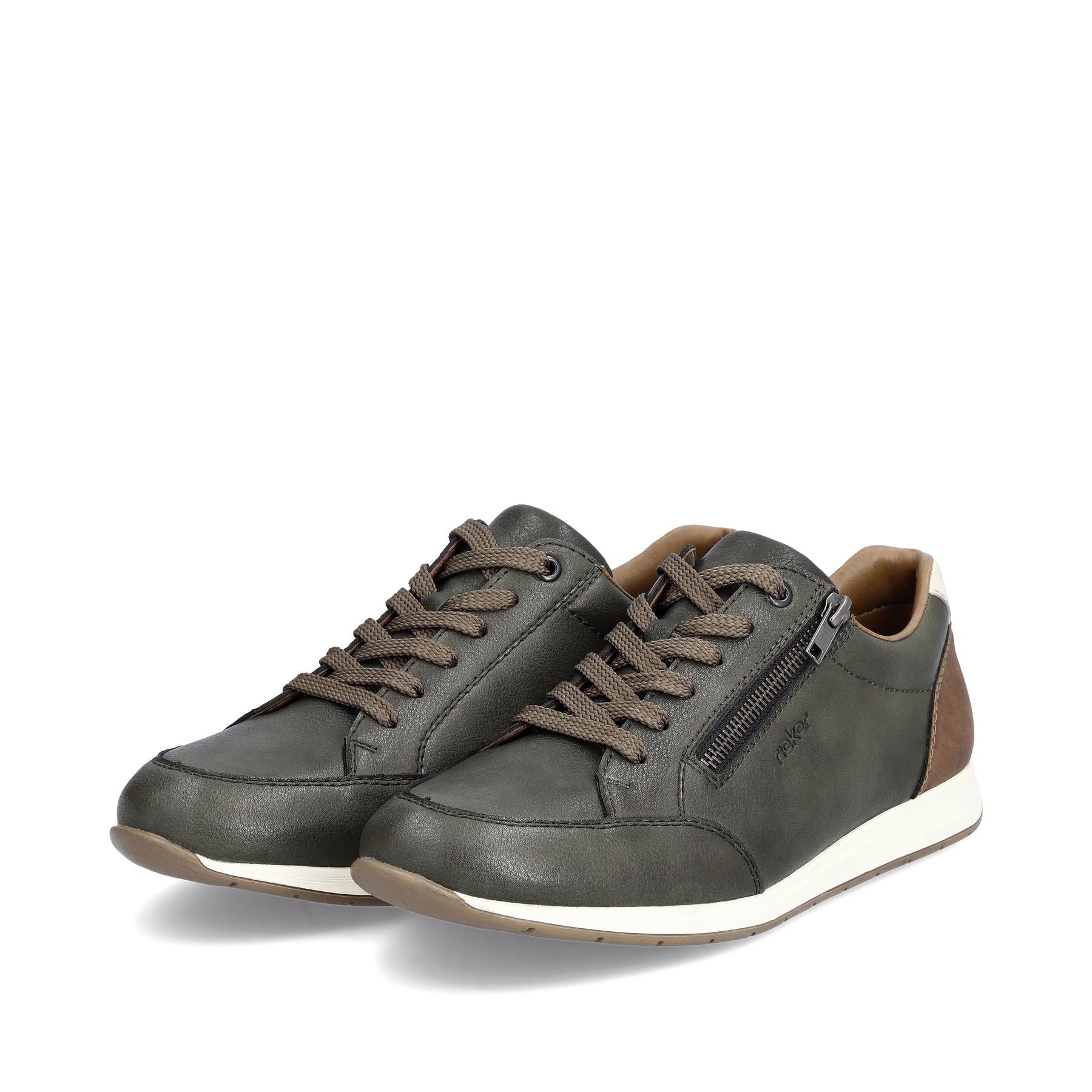 Rieker Herren Sneaker grüngrau
