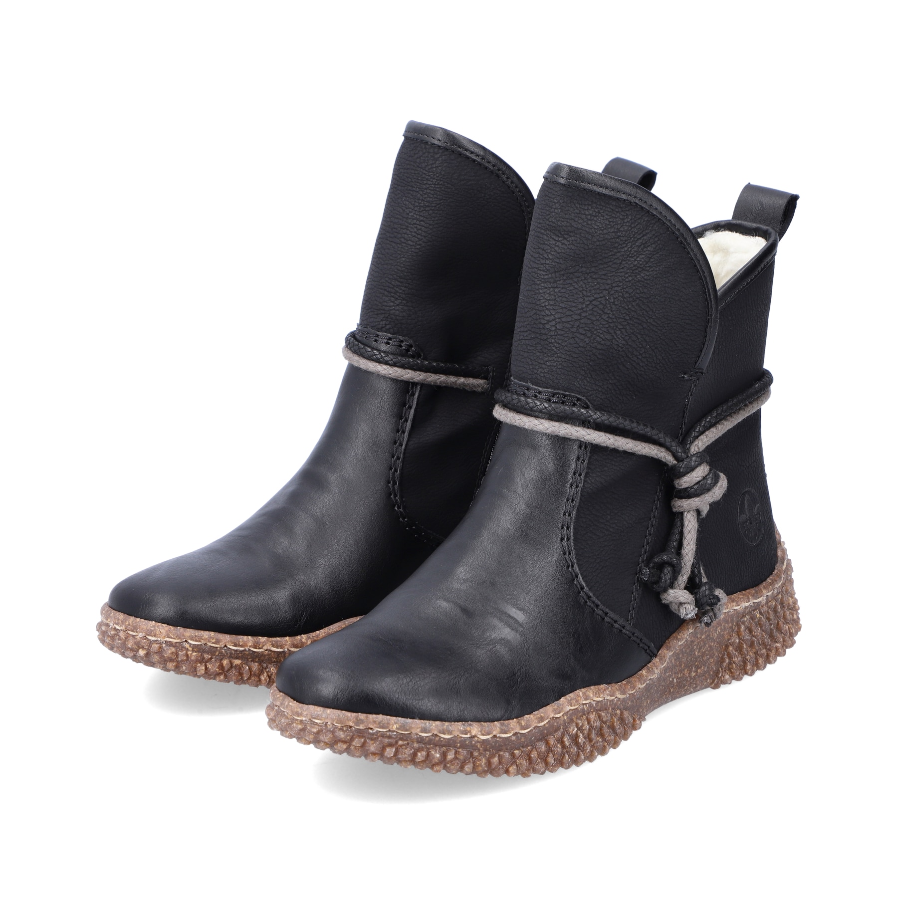Rieker Damen Kurzstiefel tiefschwarz