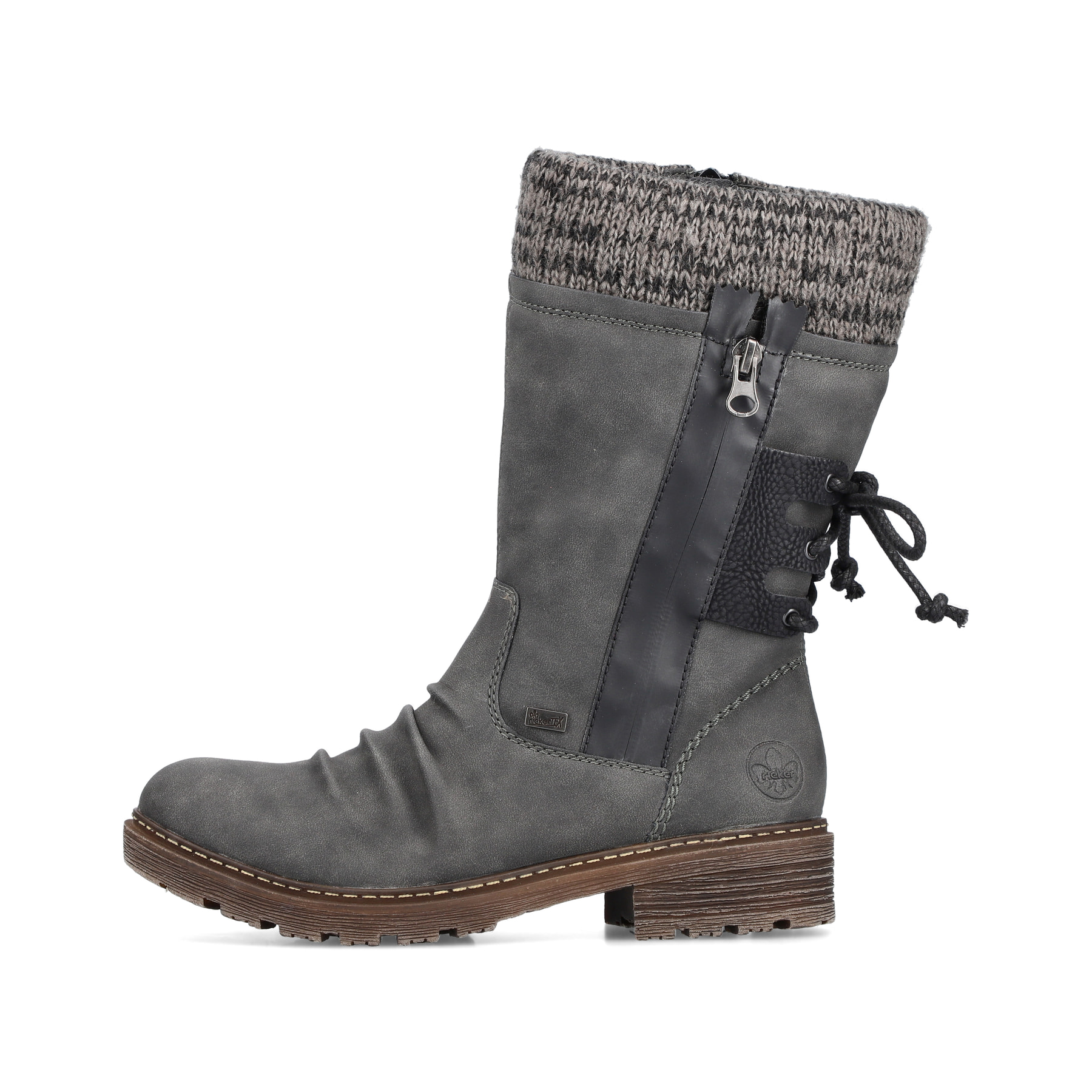 Rieker Damen Kurzstiefel granitgrau
