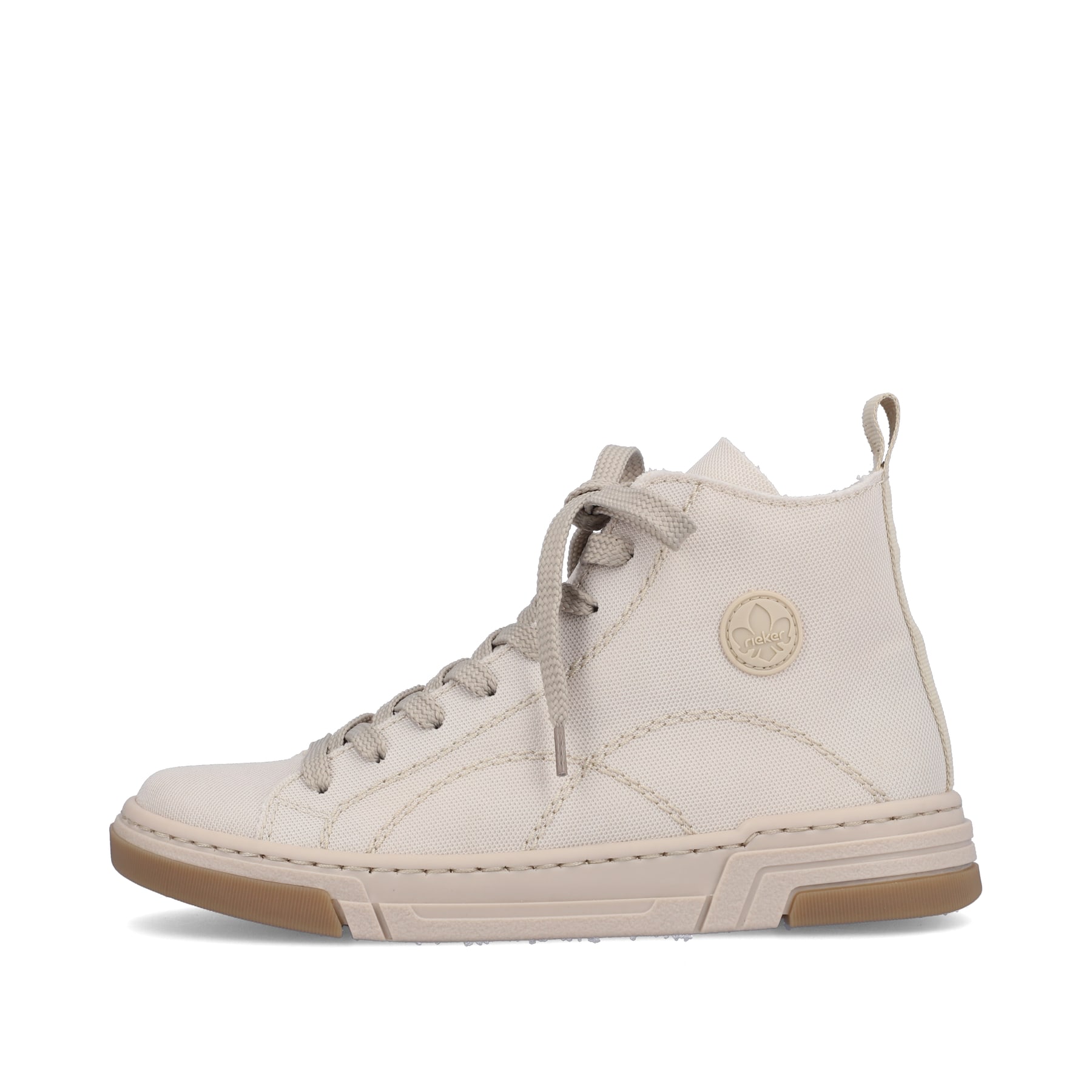 Rieker Damen Sneaker weißbeige