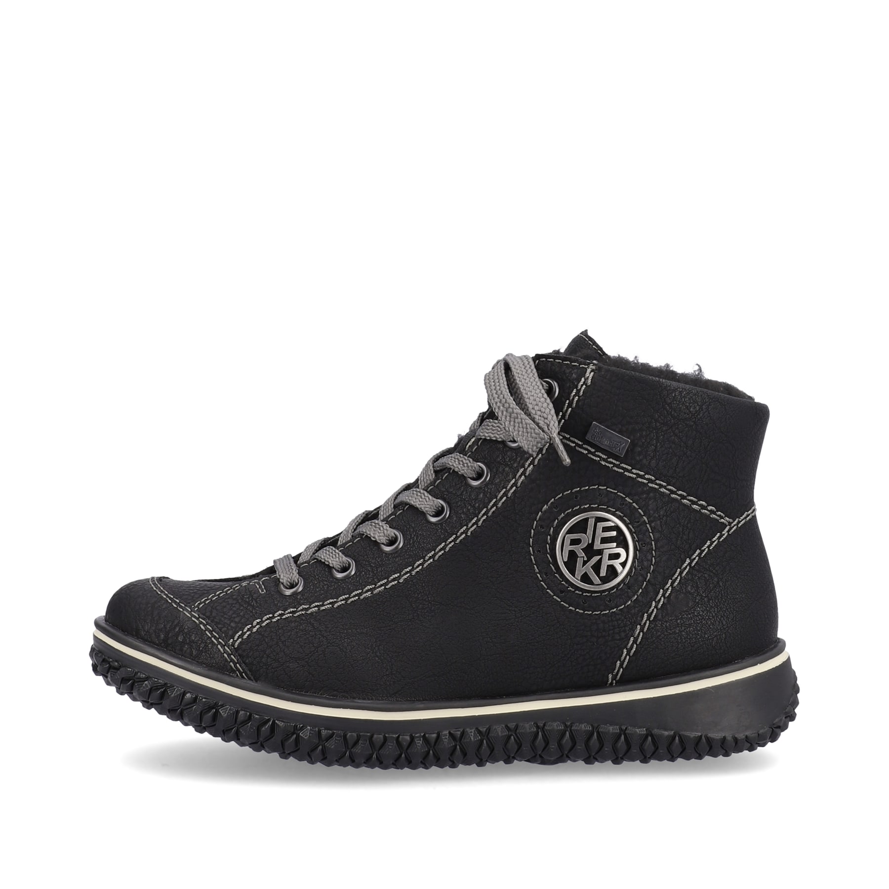 Rieker Damen Schnürschuhe nachtschwarz