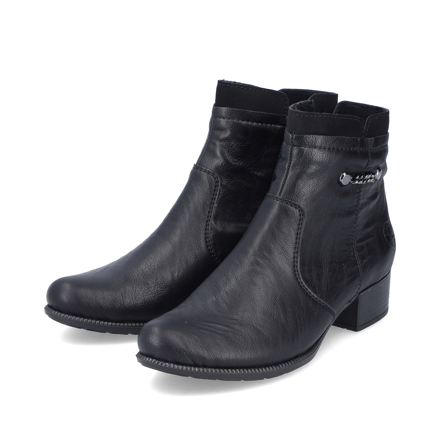 Rieker Damen Stiefeletten nachtschwarz