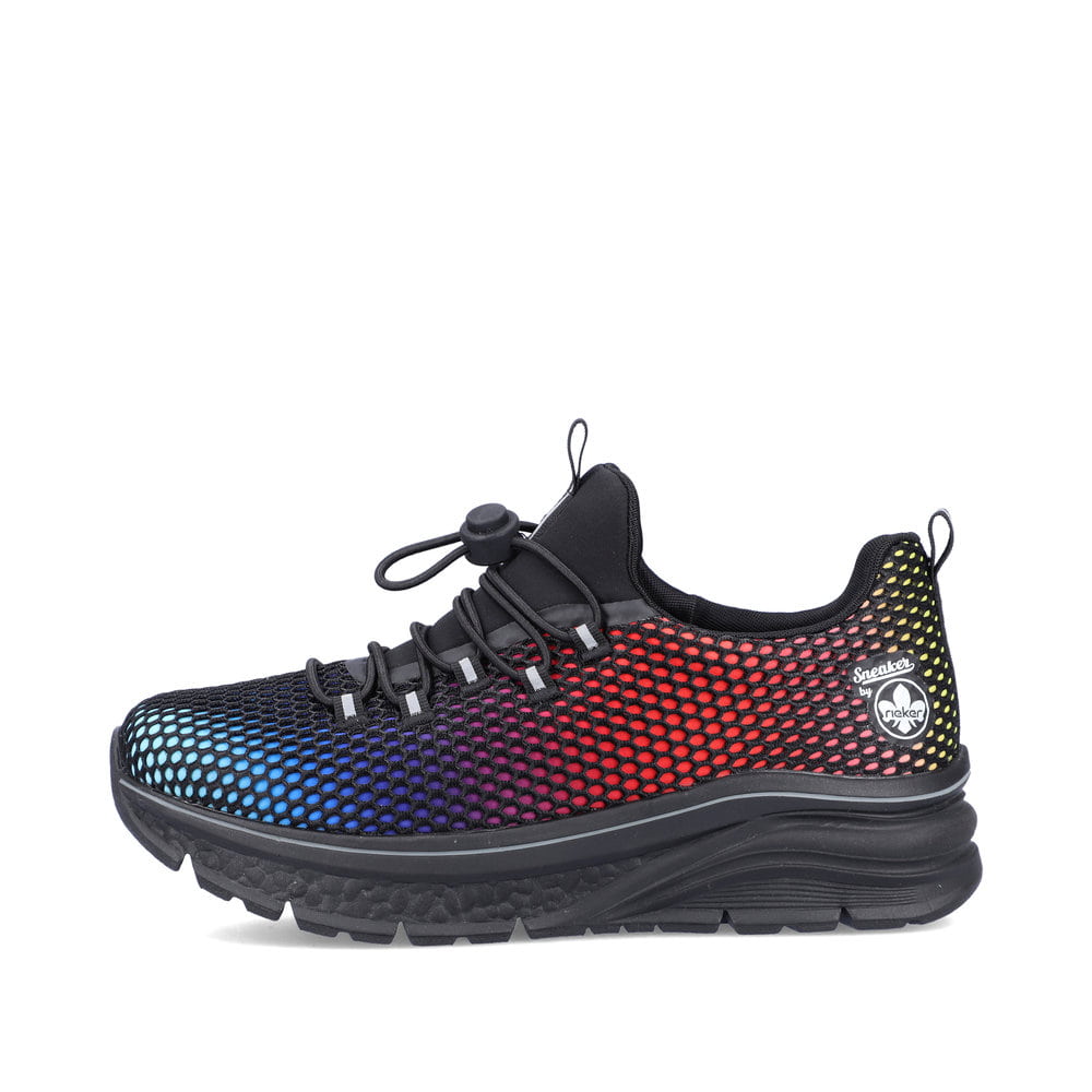 Rieker Damen Slipper regenbogenfarben