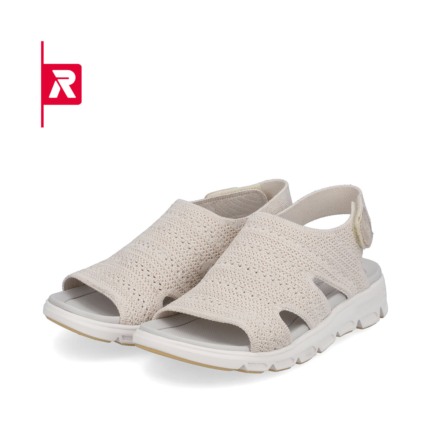 Rieker EVOLUTION Damen Trekkingsandalen creme beige