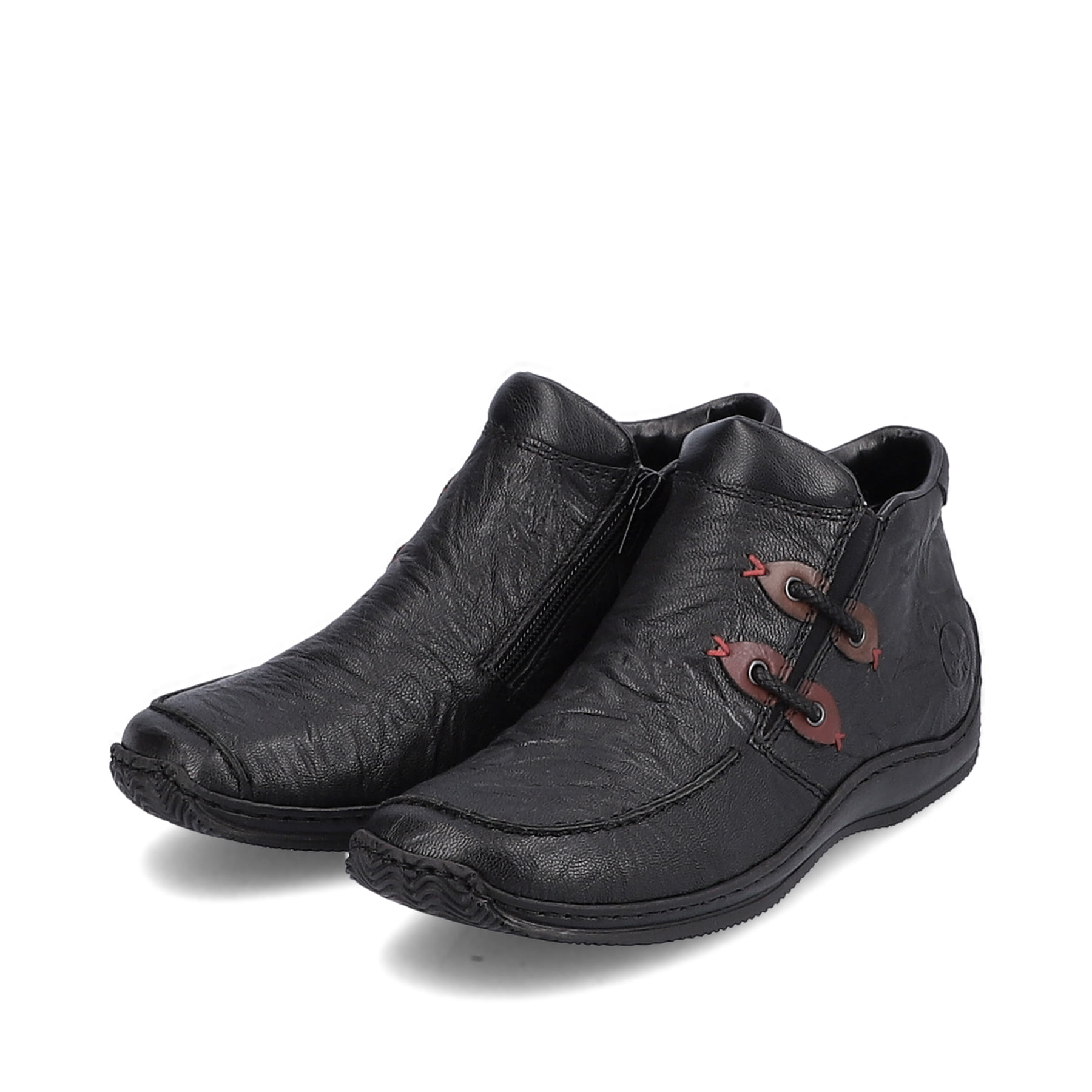 Rieker Damen Slipper asphaltschwarz
