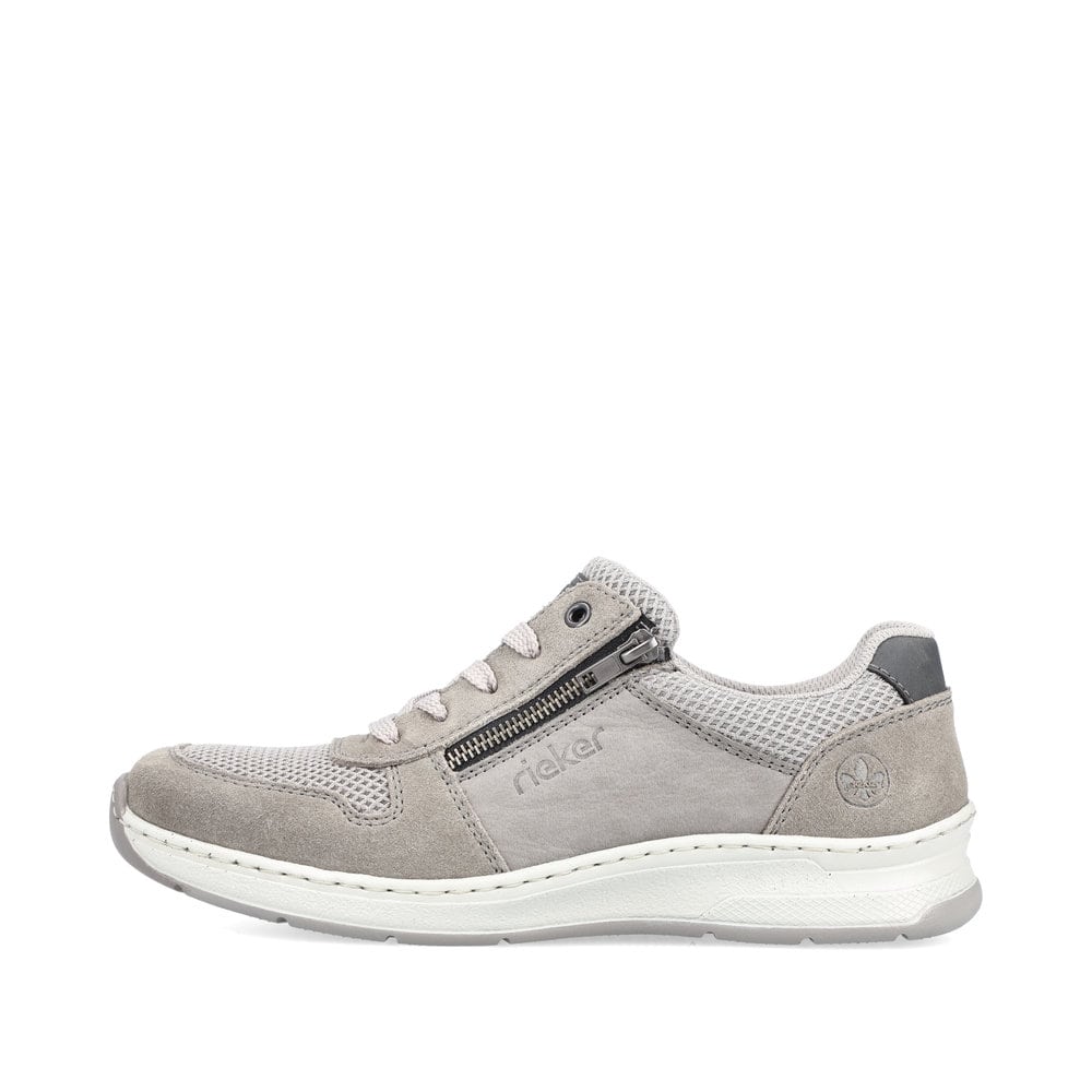 Rieker Herren Schnürschuhe mondgrau