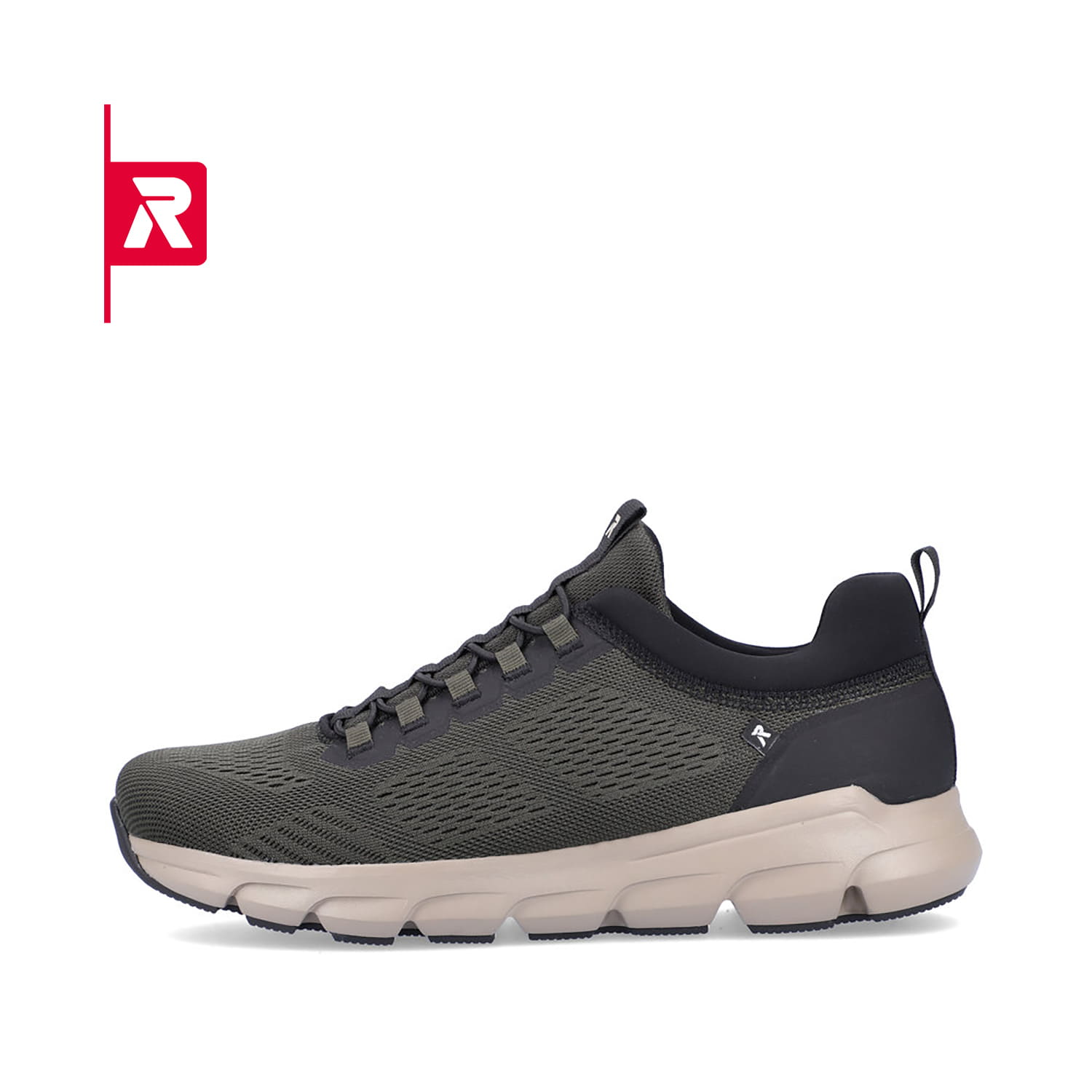 Rieker EVOLUTION Herren Slipper olive green