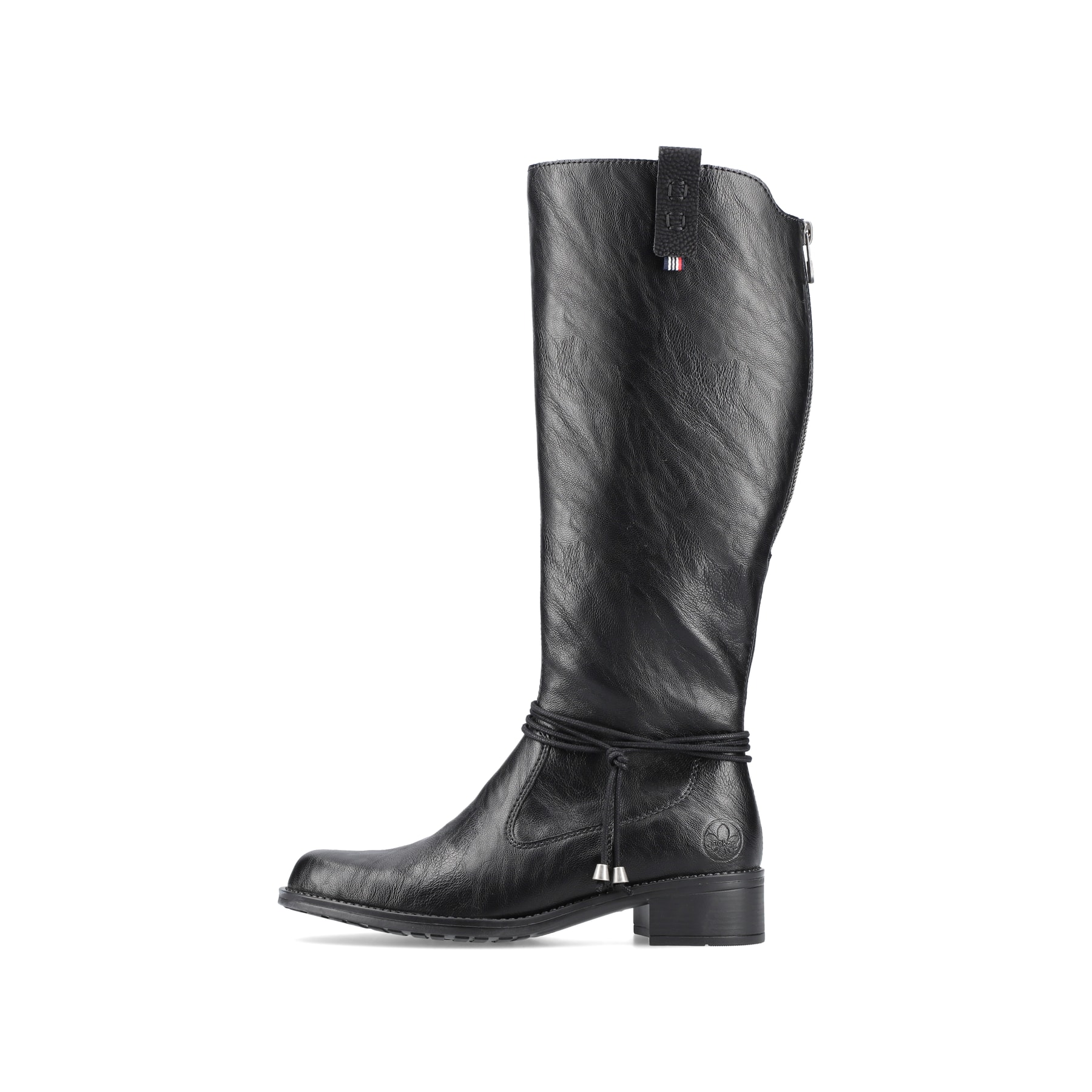 Rieker Damen Langschaftstiefel tiefschwarz
