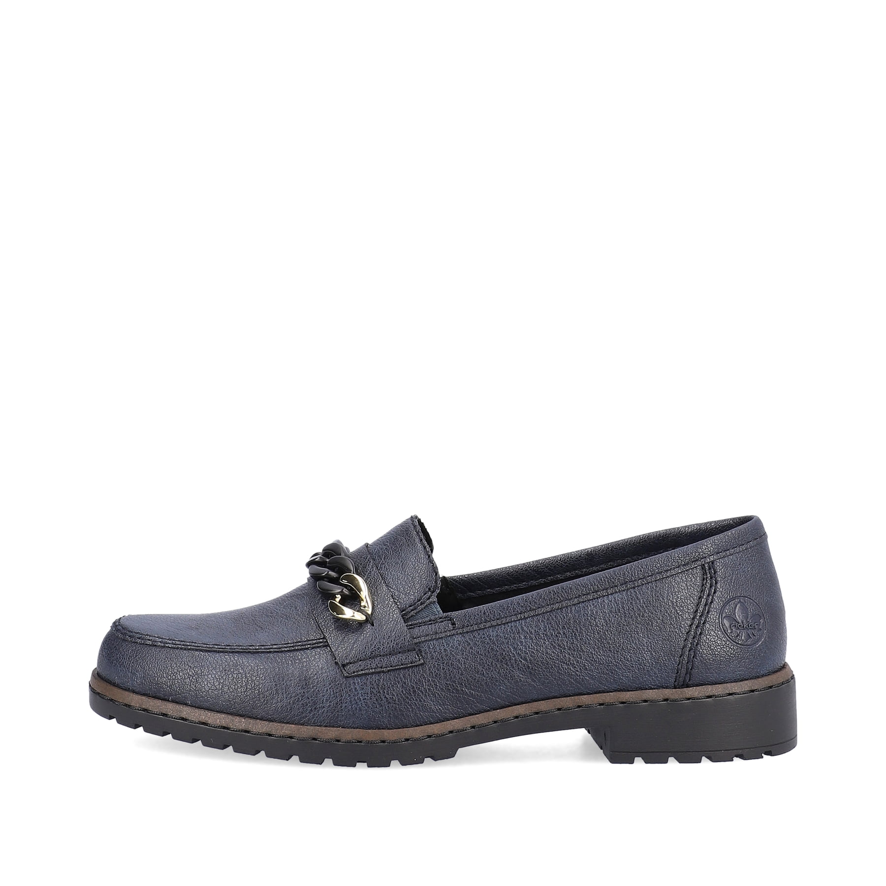 Rieker Damen Loafers königsblau