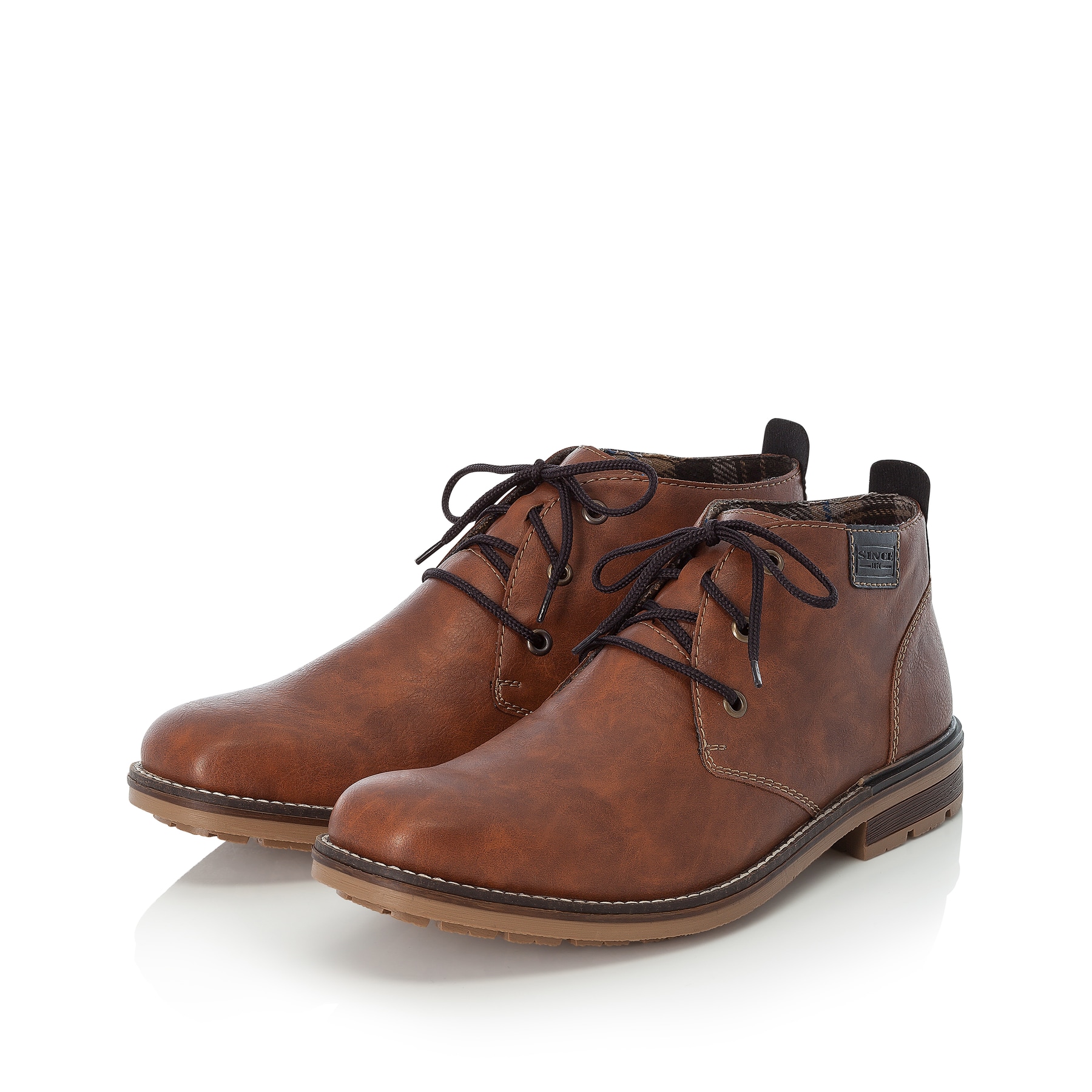 Rieker Herren Schnürschuhe karamellbraun