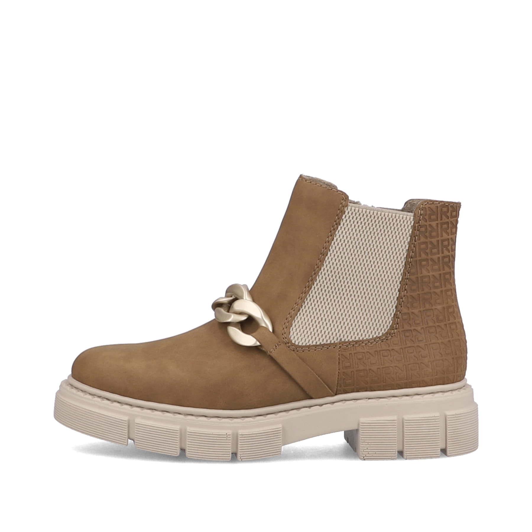 Rieker Damen Chelsea Boots kamelbraun