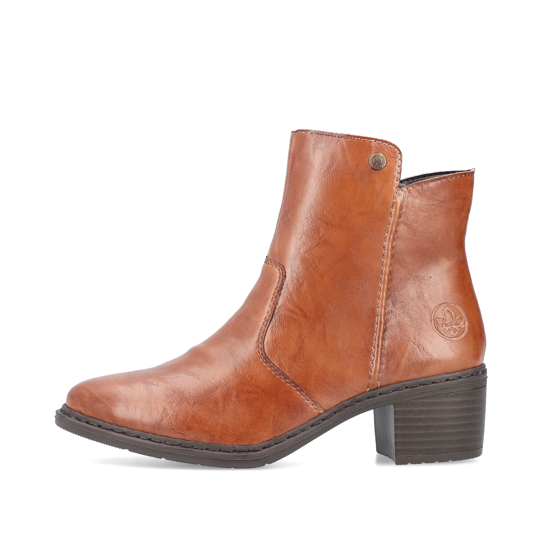 Rieker Damen Stiefeletten kupferbraun