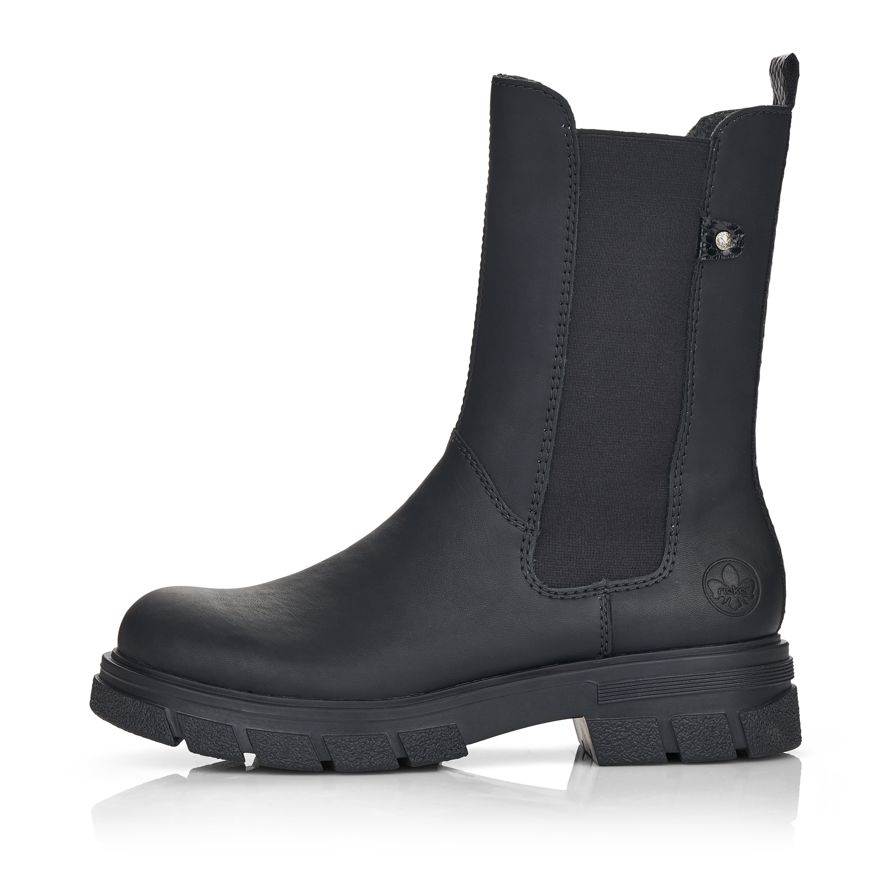 Rieker Damen Chelsea Boots tiefschwarz