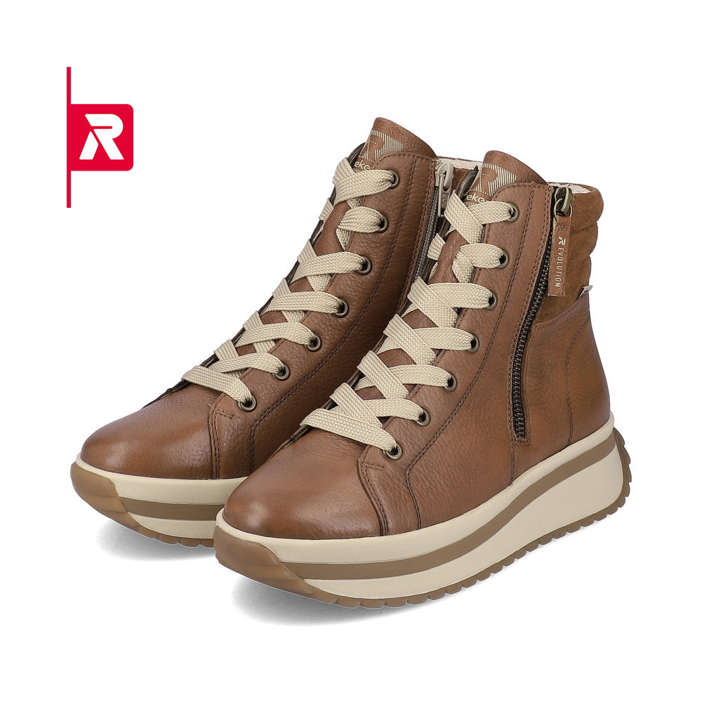 Rieker EVOLUTION Damen Stiefel wood brown