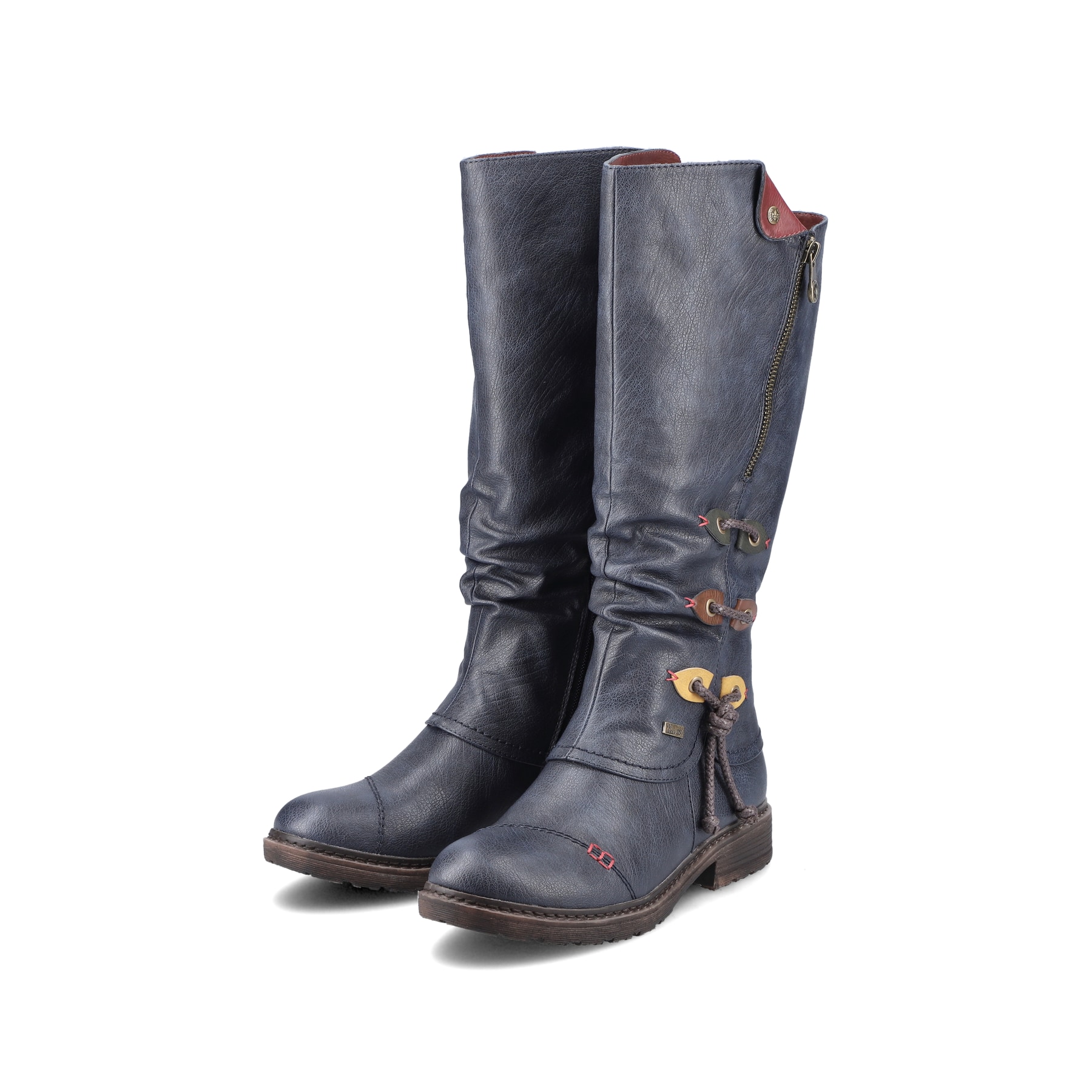 Rieker Damen Langschaftstiefel pazifikblau