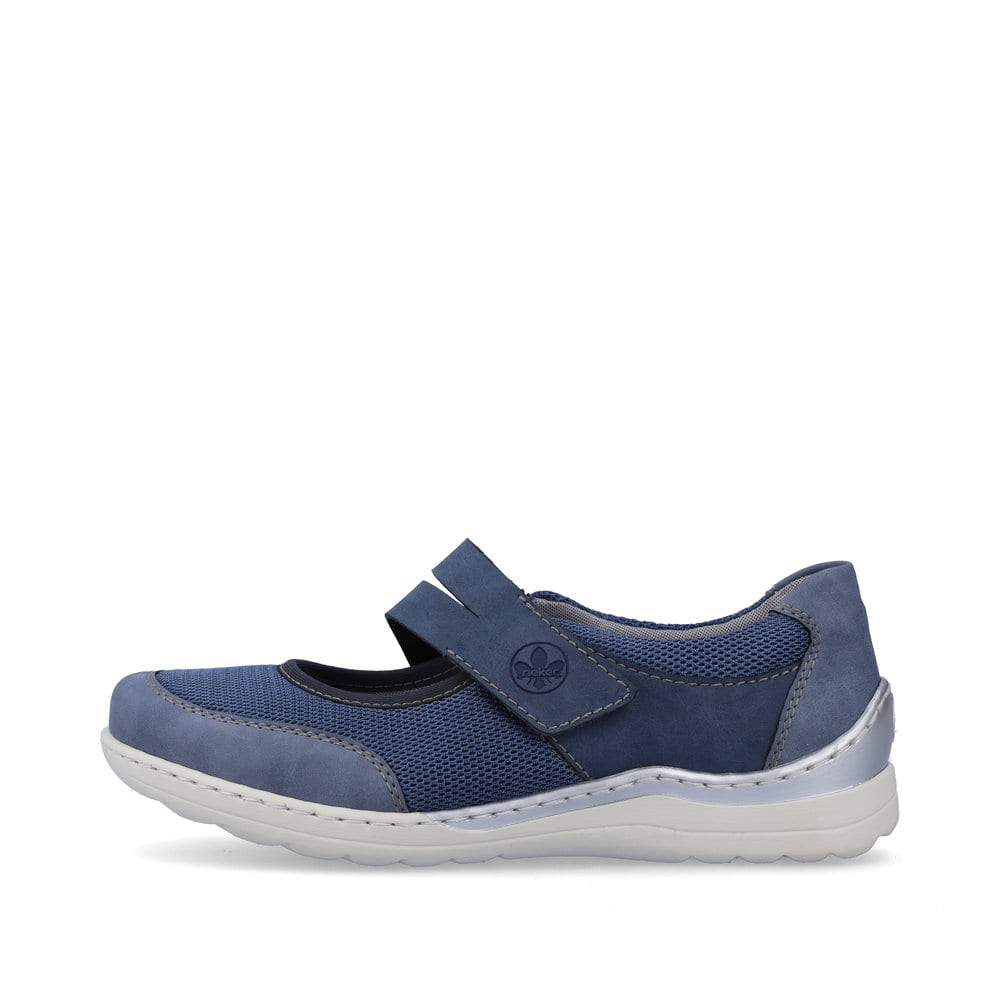 Rieker Damen Ballerinas königsblau