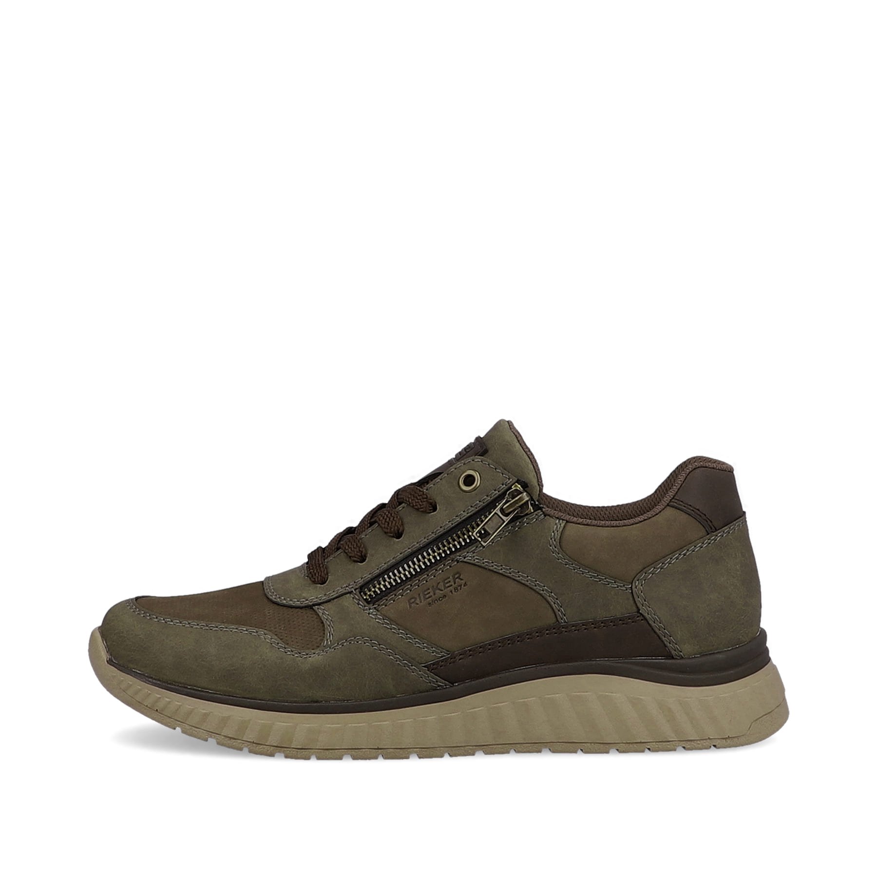 Rieker Herren Sneaker by Rieker armeegrün-olivbraun