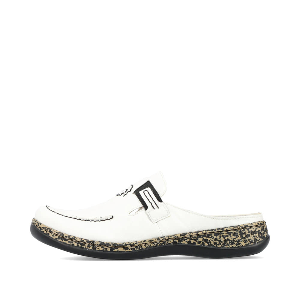 Rieker Damen Clogs altweiß