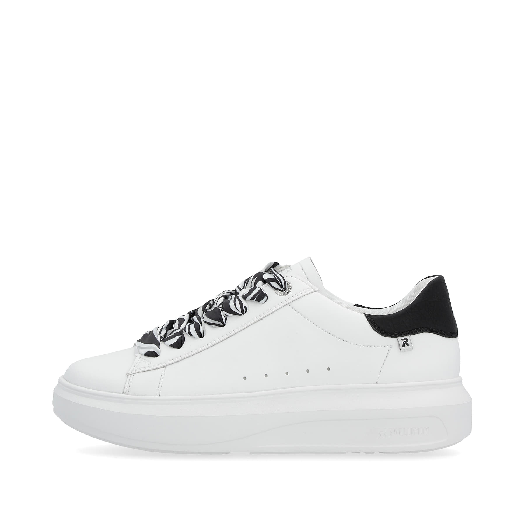 Rieker EVOLUTION Damen Sneaker crystal-white deep-black